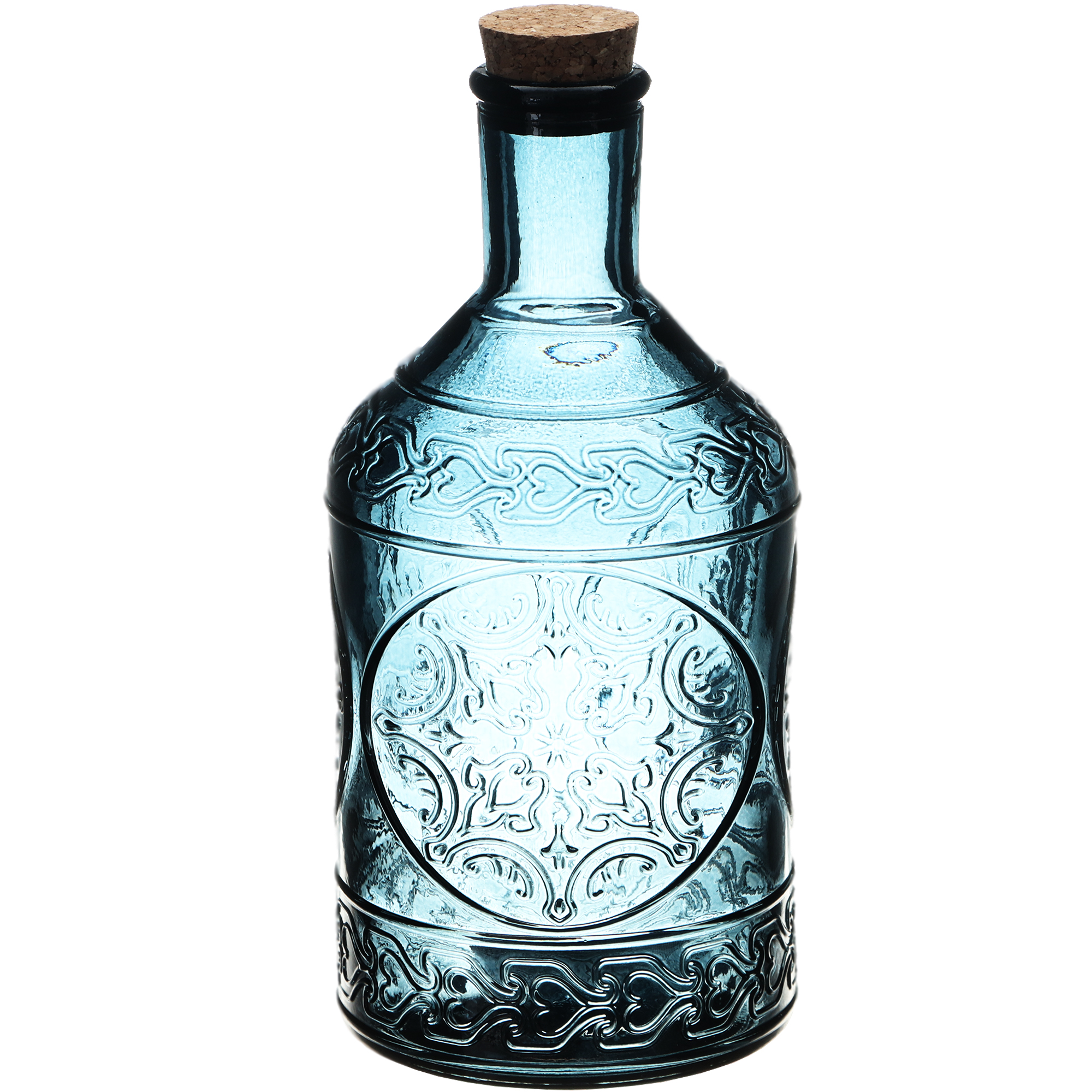 фото Бутылка декоративная san miguel toscana 650 мл темно-синяя