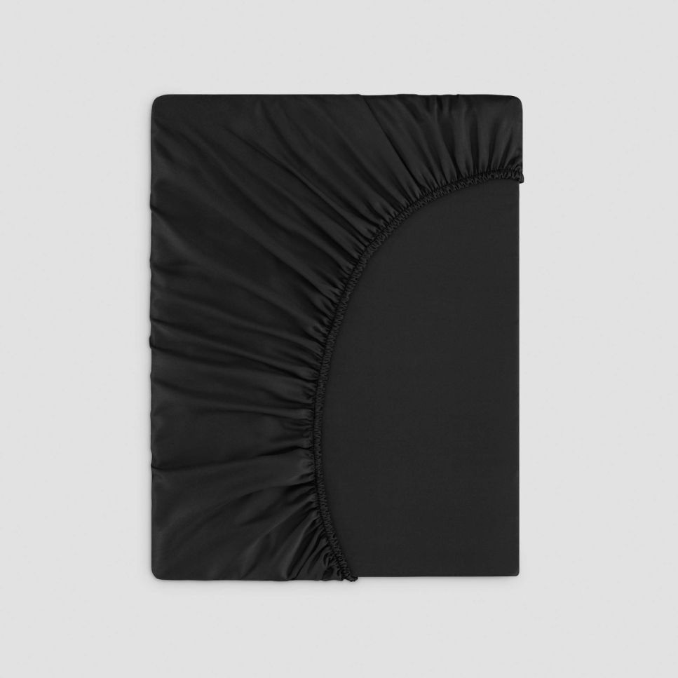 фото Простыня на резинке togas сенса черный 200x200+30