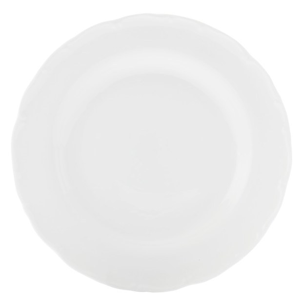 Тарелка закусочная Casa Domani Florence 20 см, цвет белый - фото 1
