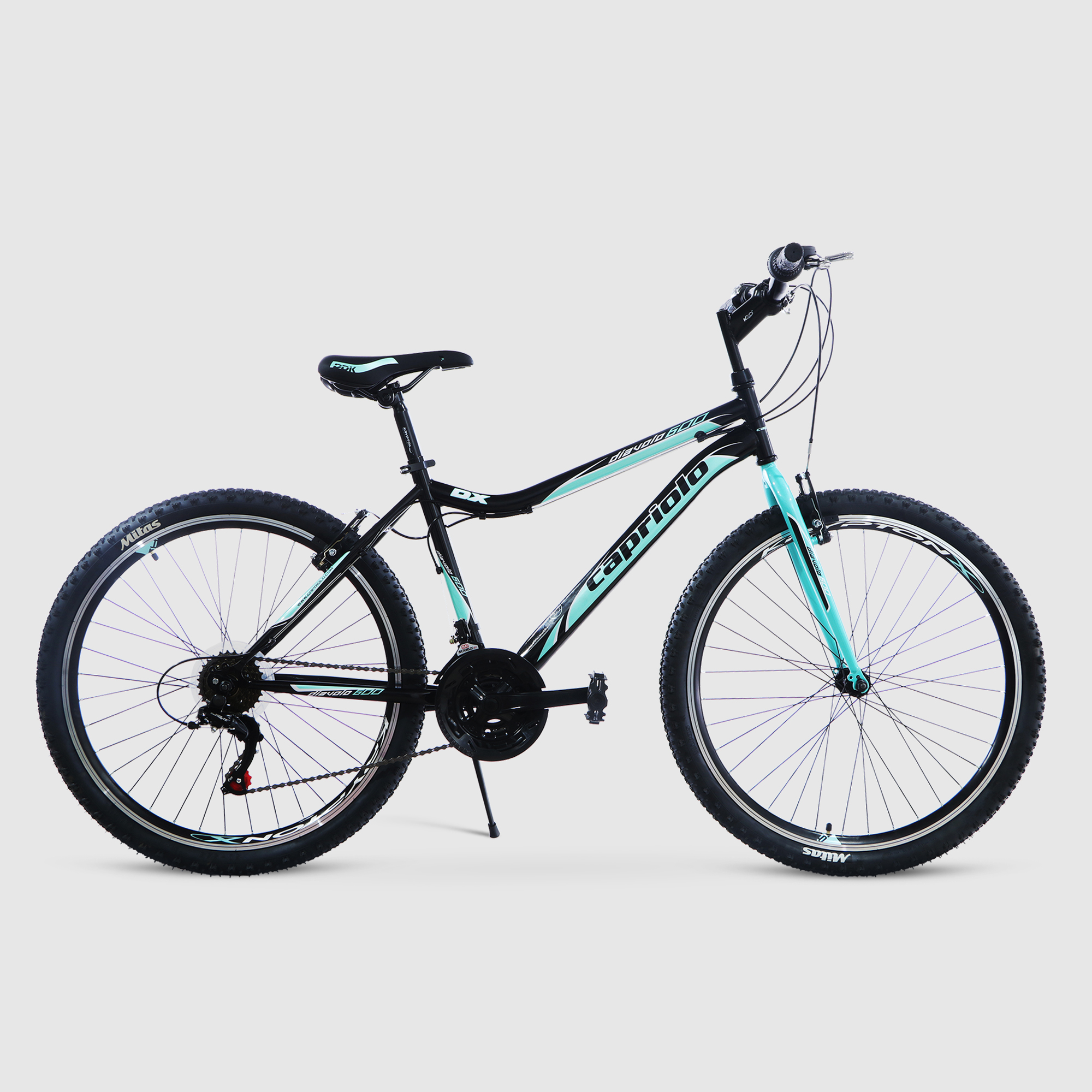 Велосипед MTB Diavolo Dx Fs Черный/Голубой 28, цвет черно-голубой