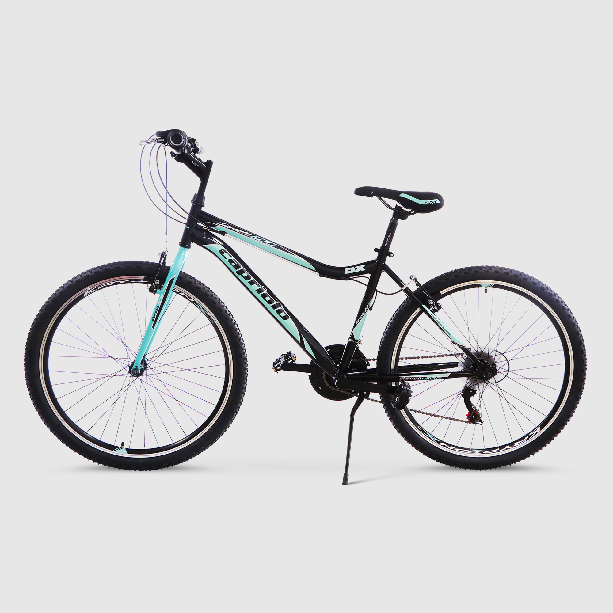 фото Велосипед mtb diavolo dx fs черный/голубой 28 capriolo