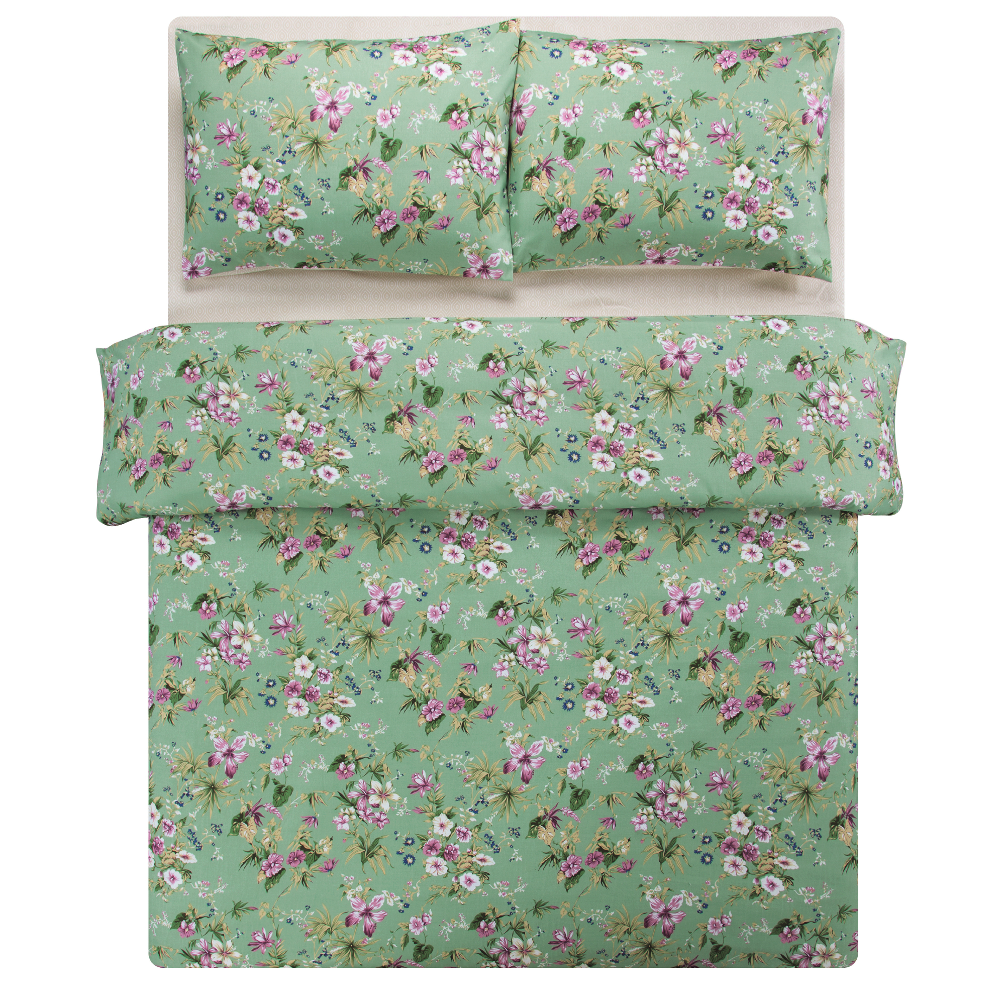 Комплект постельного белья Classic by TOGAS Фрида Евро, цвет зелёный, размер Двуспальный - фото 3