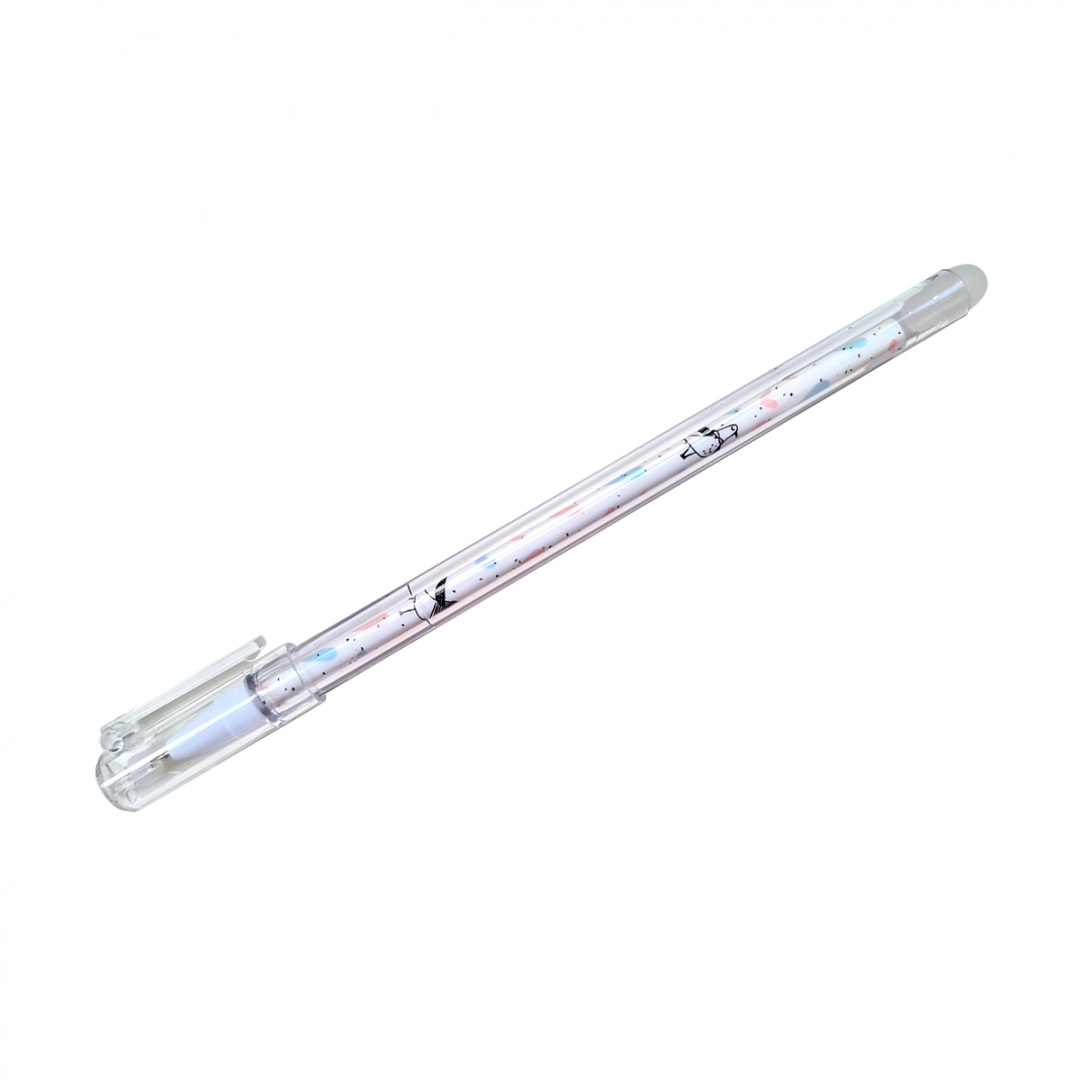 

Ручка гелевая Be Smart Bunny белая со стираемыми чернилами, Мультиколор