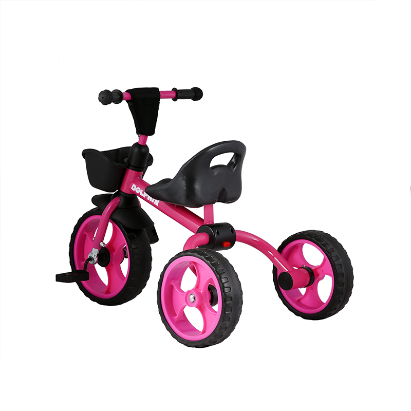фото Велосипед детский maxiscoo трехколесный складной серия "dolphin" (2021) розовый msc-bcl062001p