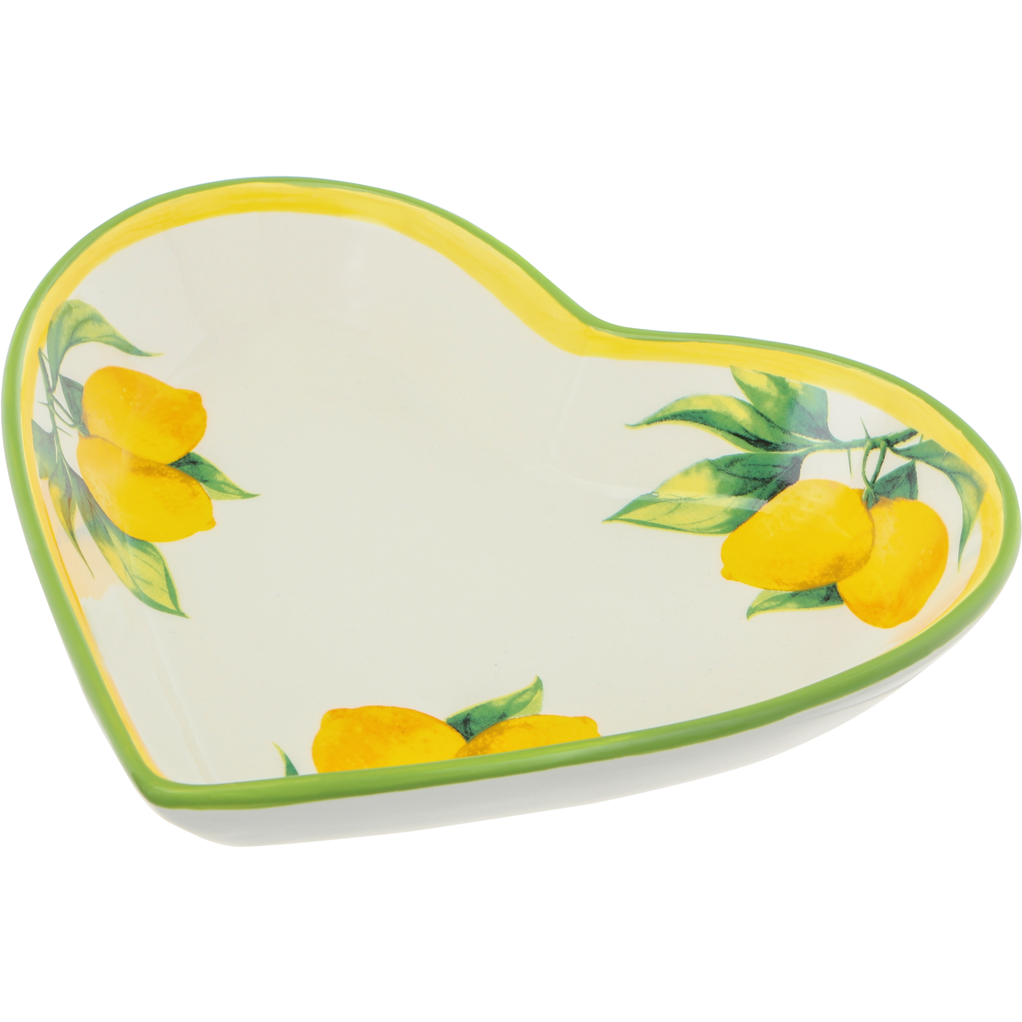 Тарелка в форме сердца Mercury Lemons 20х20,5 см