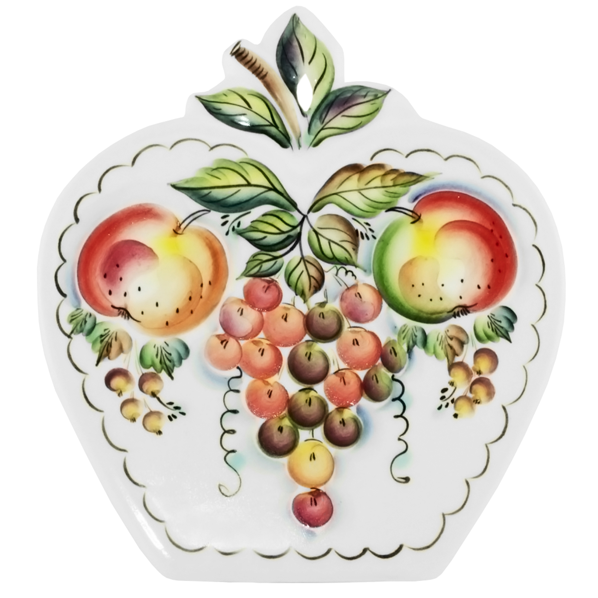 Доска сырная  Донское яблоко Семикаракорская керамика