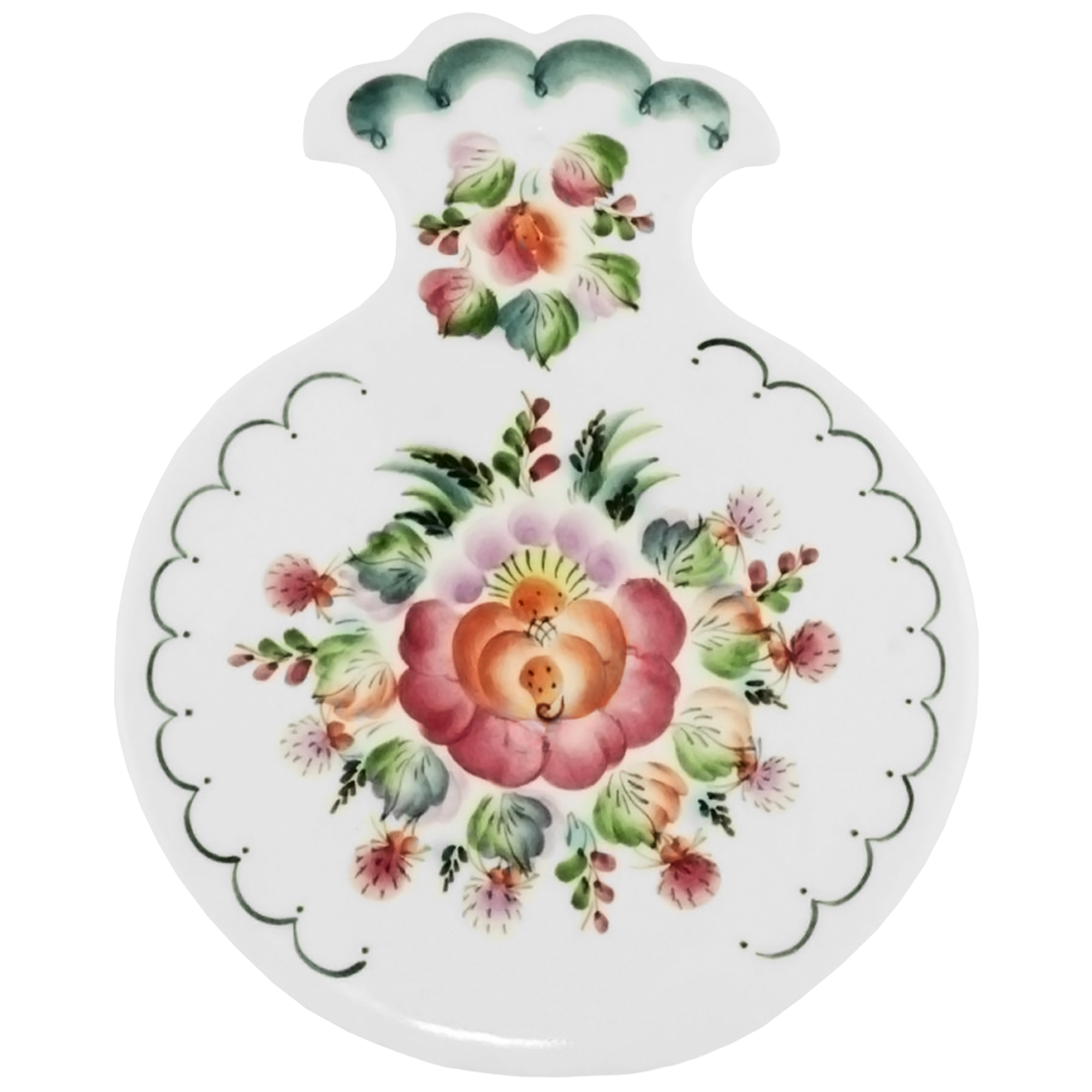 Доска разделочная Яблоко (цветы) Семикаракорская керамика