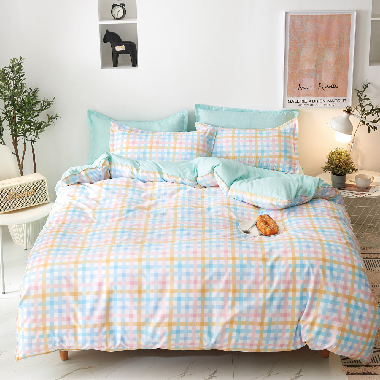 Комплект постельного белья Sanpa Элси разноцветный Двуспальный, размер Двуспальный - фото 1