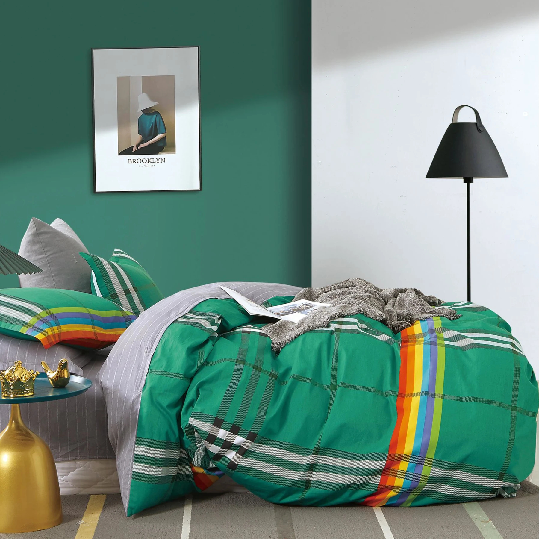 фото Комплект постельного белья sanpa мери разноцветный евро