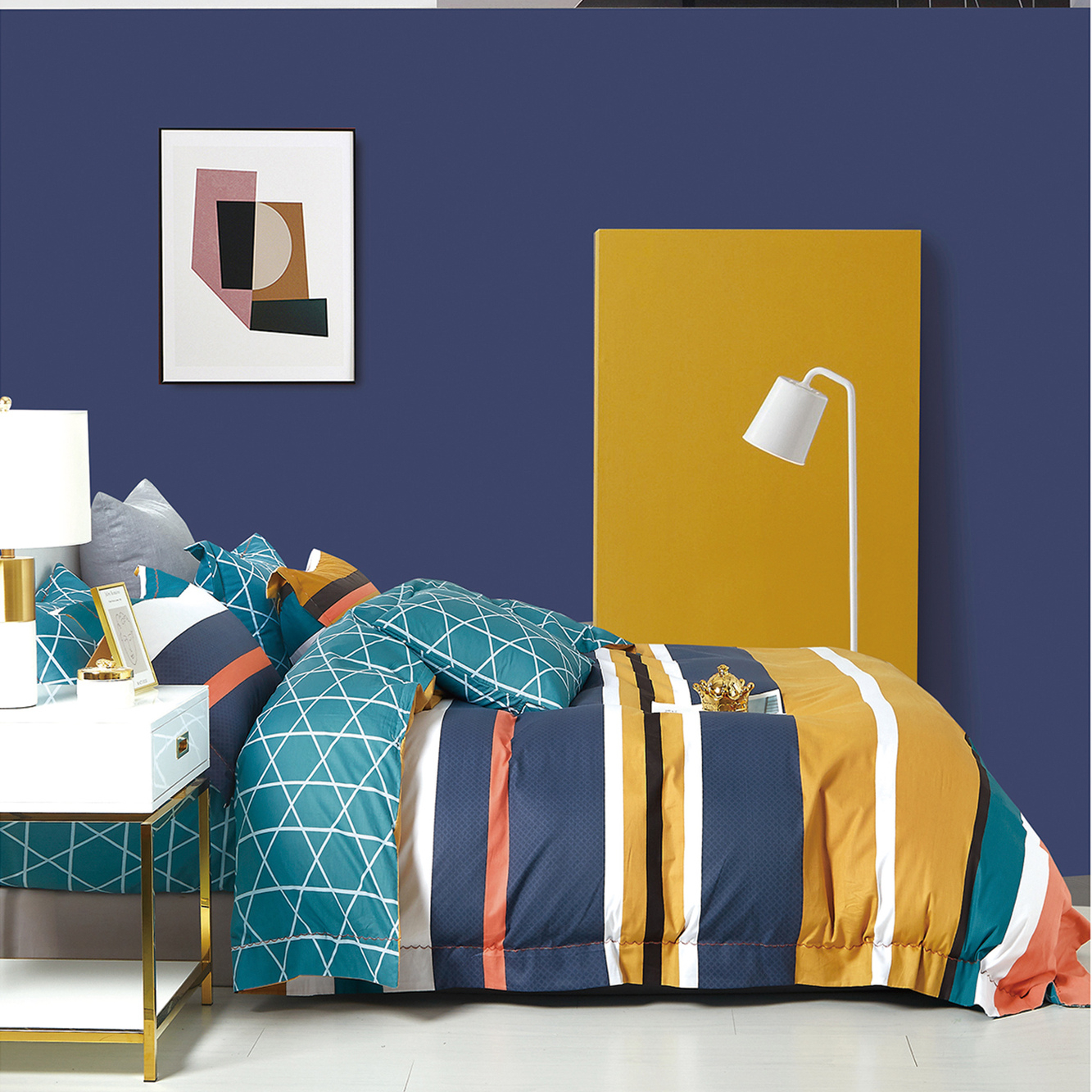 Комплект постельного белья Sanpa Памела разноцветный Полуторный, размер Полуторный - фото 1