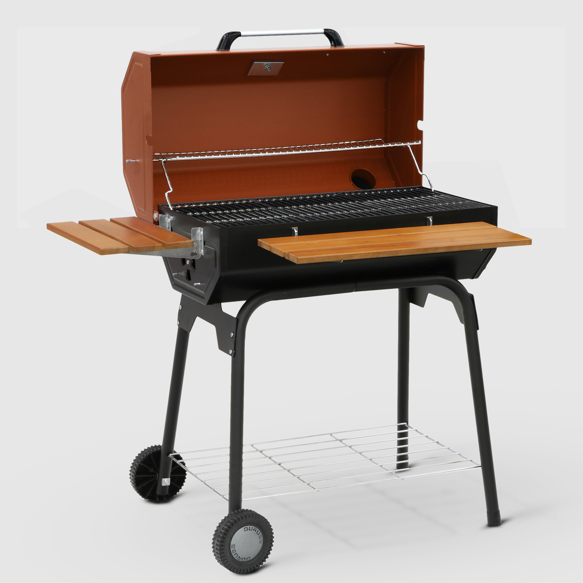 фото Гриль барбекю угольный guruss bbq cg-075 красный