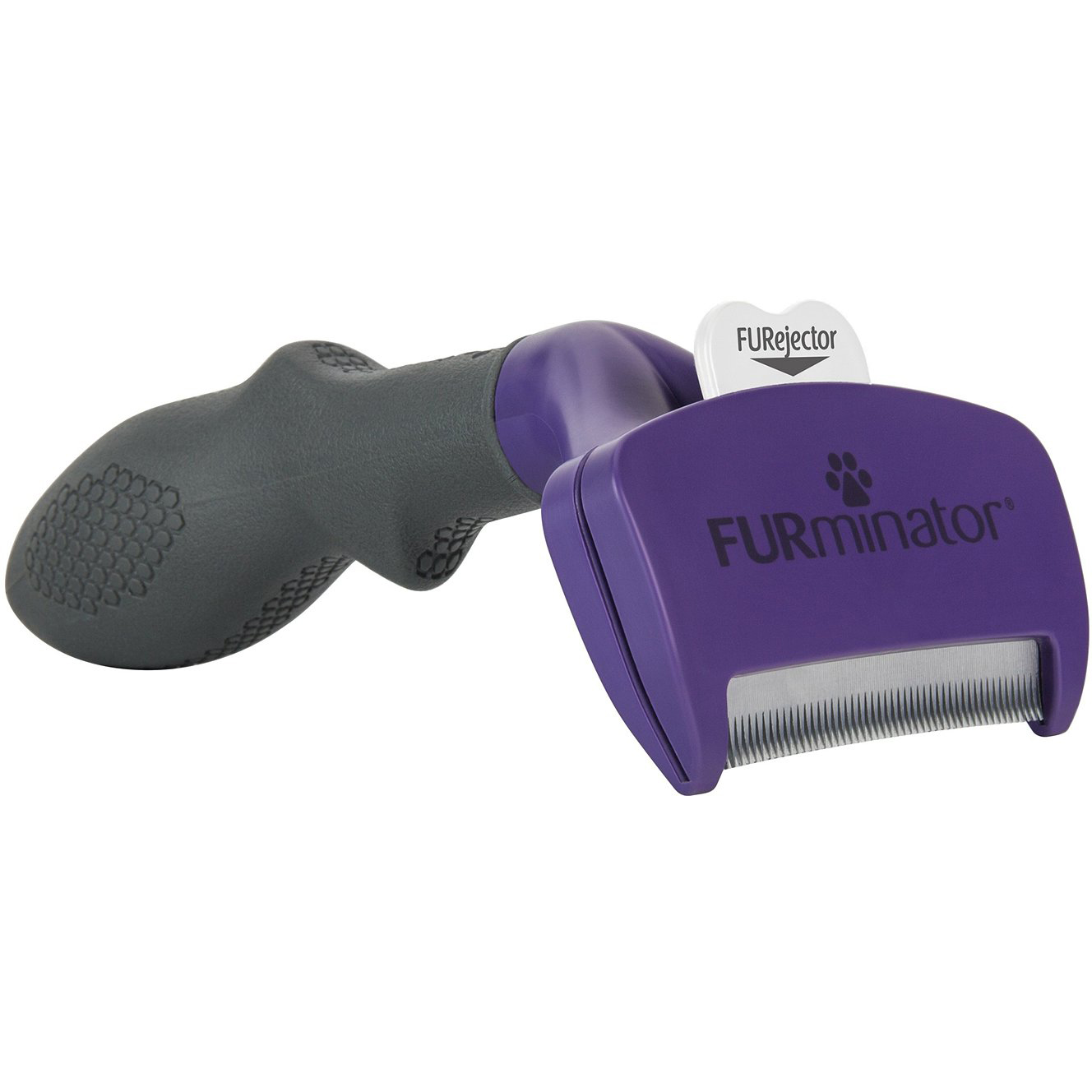 

Фурминатор FURminator для кошек больших пород c короткой шерстью M/L 141259, Фиолетовый;черный