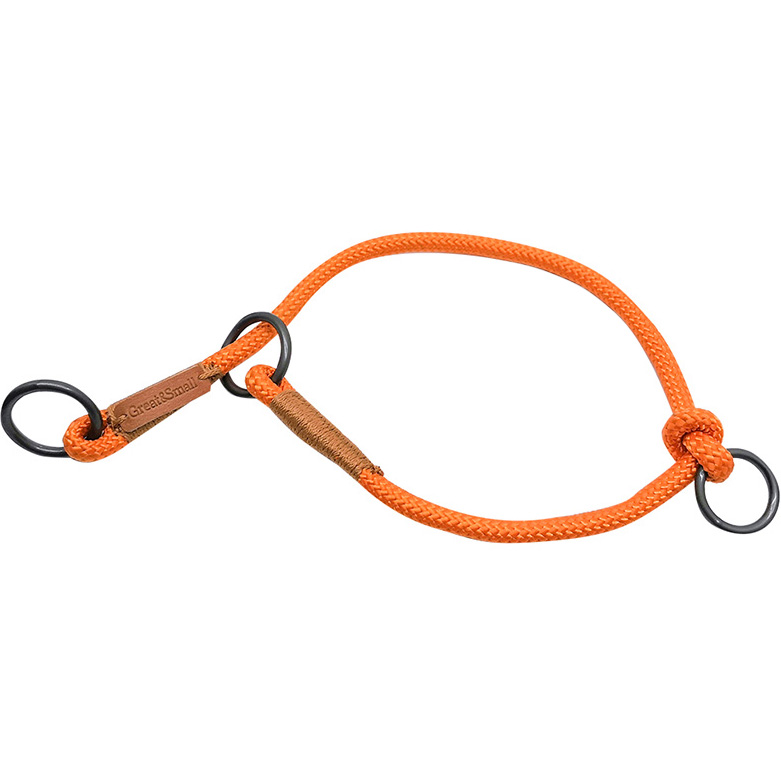 фото Ошейник great&small rope 6x400 мм оранжевый