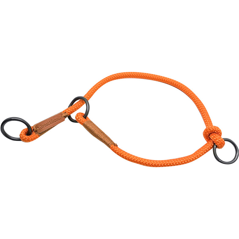 фото Ошейник для собак great&small rope 9 мм х 450 мм оранжевый