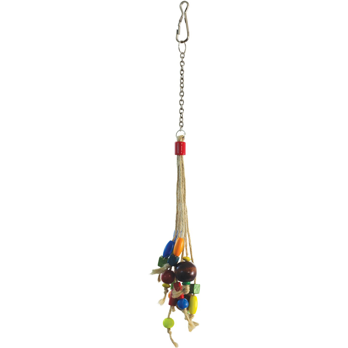 Игрушка для птиц TRIOL Бусины на веревочке 21x6 см
