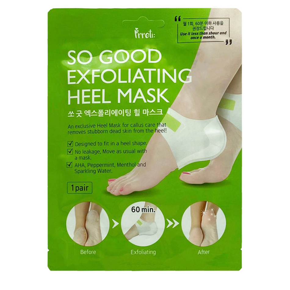 фото Пилинг-маска для пяток prreti exfoliating heel mask 1 пара