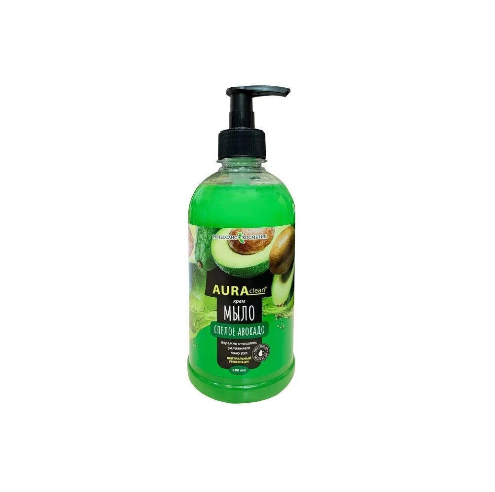 Крем-мыло Aura Clean жидкое авокадо 500 мл - фото 1