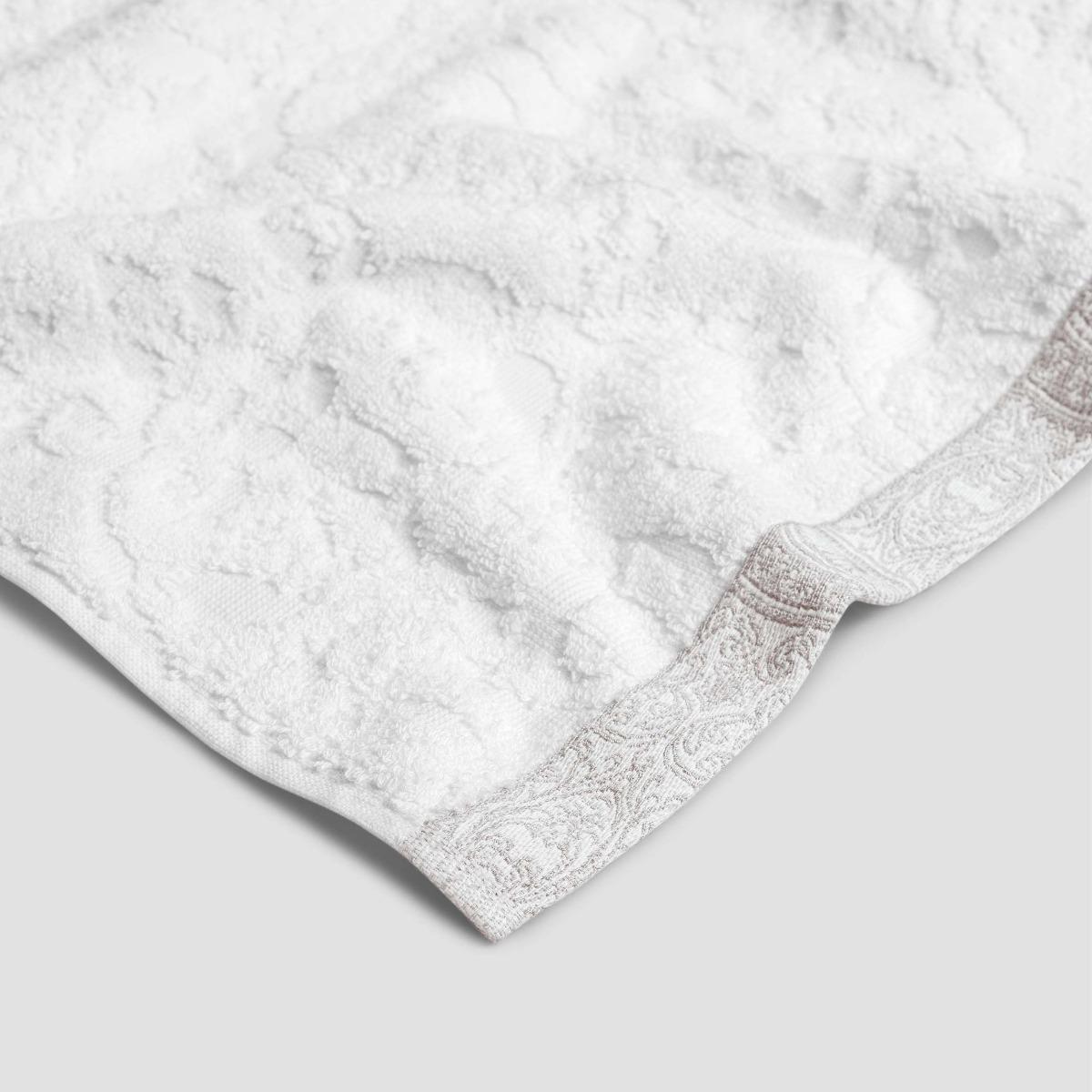 фото Комплект полотенец togas элизабет белых с серым из 3 предметов