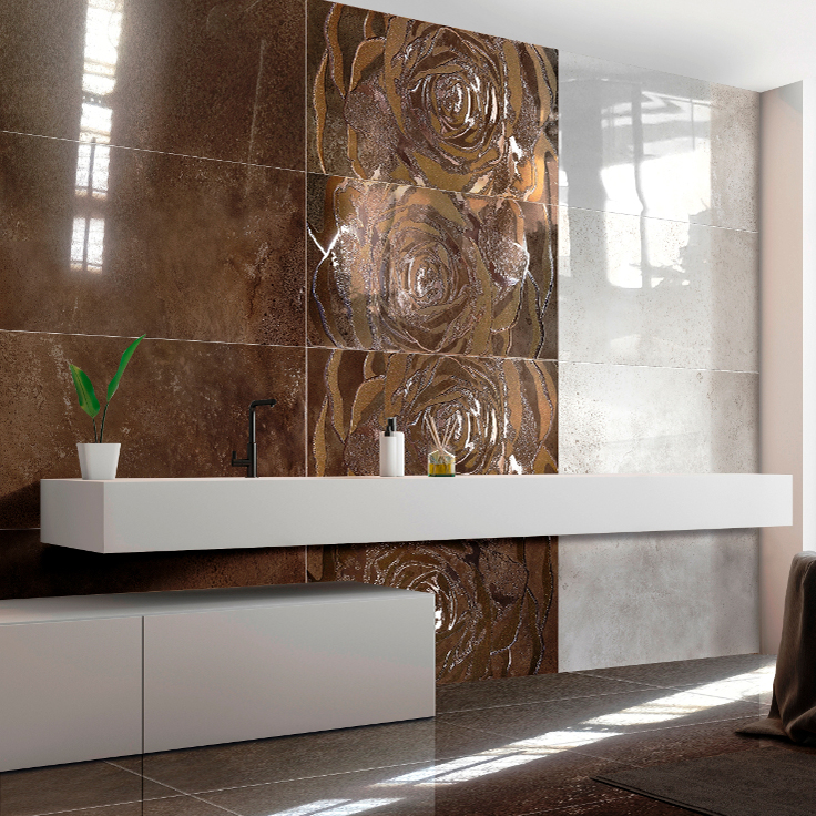 фото Декор ceramiche brennero explora & dekora omnia bronze 60x120 см