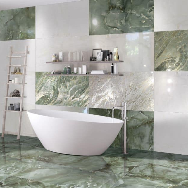 фото Плитка ceramiche brennero jewel white 60x120 см