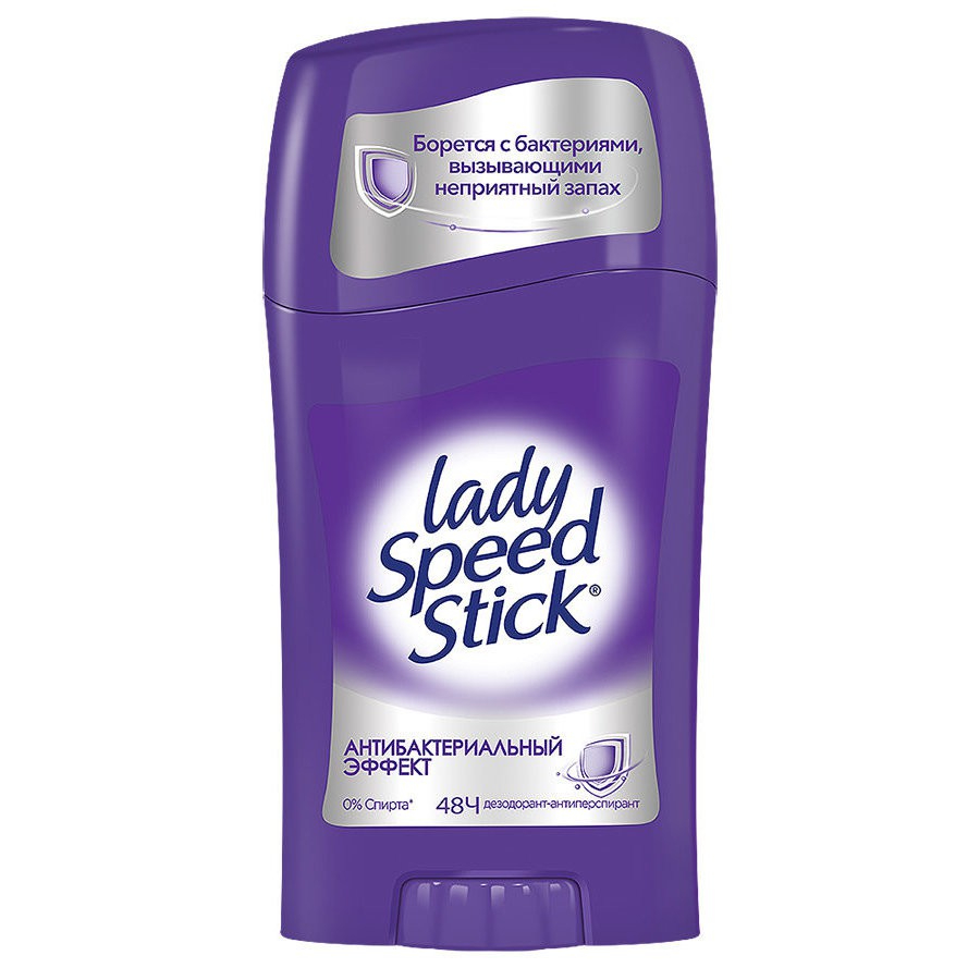 фото Дезодорант-антиперспирант женский lady speed stick антибактериальный эффект, 45 г