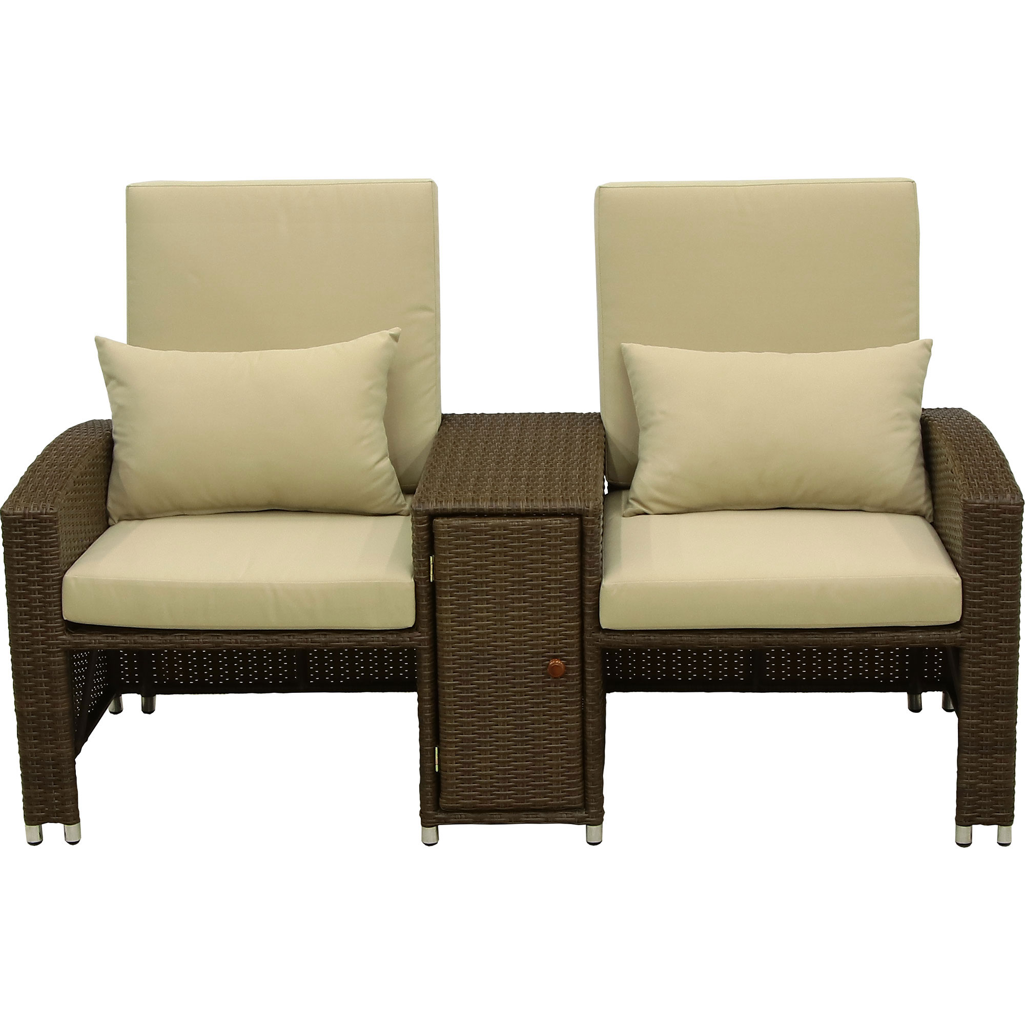 Комплект мебели Ronica Deli коричневый 4 предмета, цвет светло-коричневый, размер 74х164х100 - фото 3