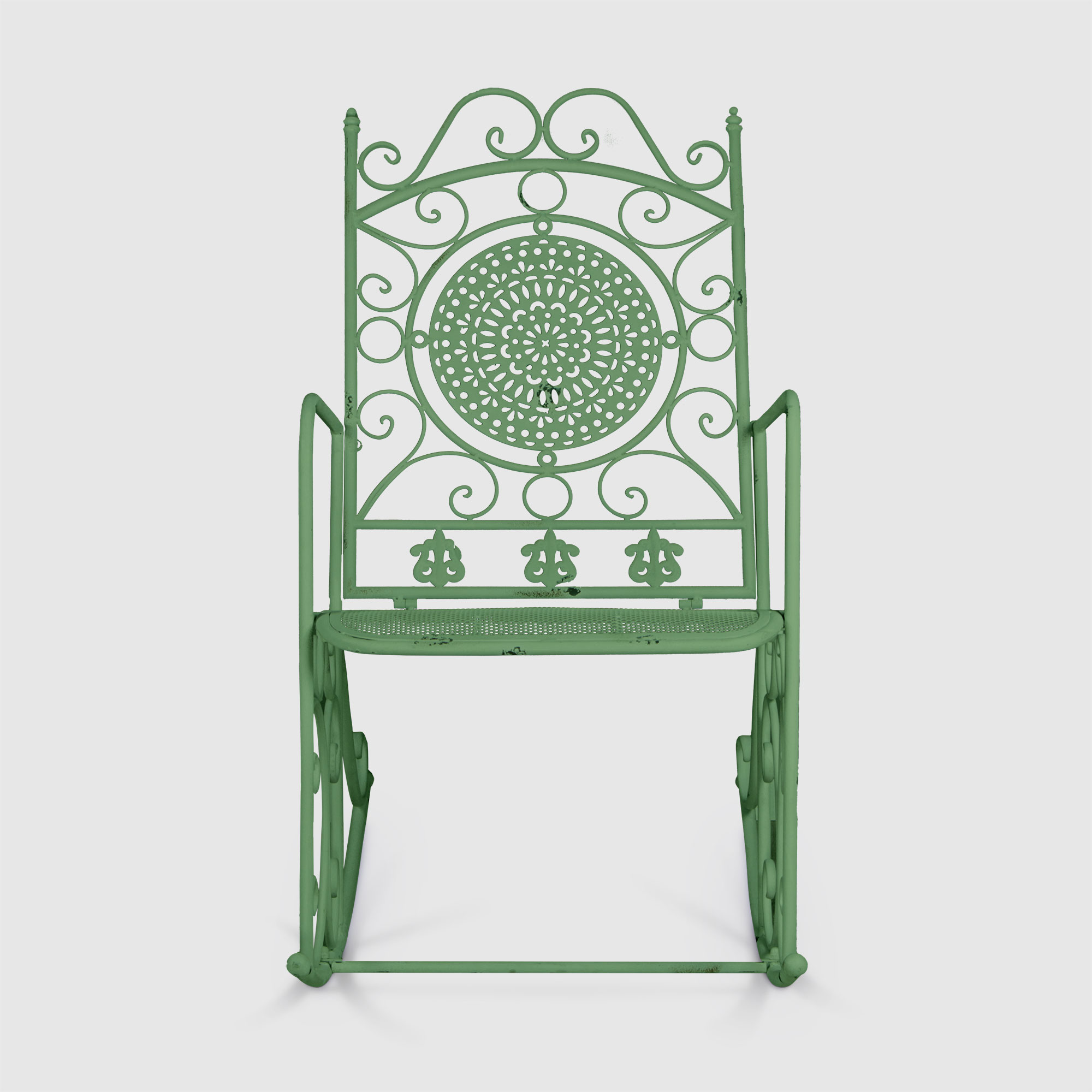 Кресло-качалка ANXI JIACHENG оливковое 56х97х107 см, цвет оливковый - фото 3