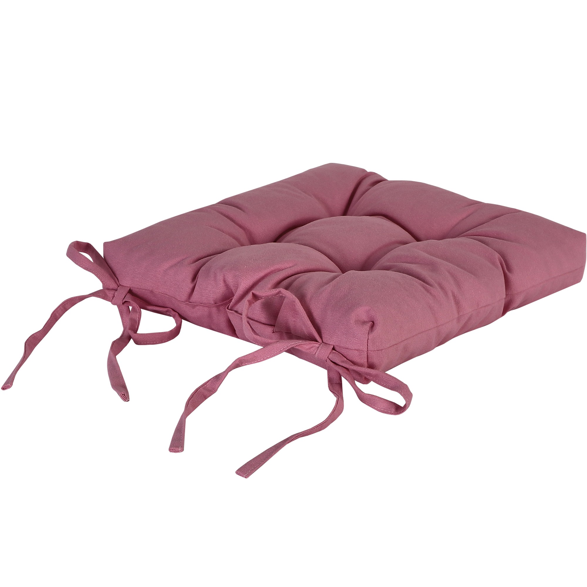 фото Подушка для стула sanpa агата розовая 40х40 см