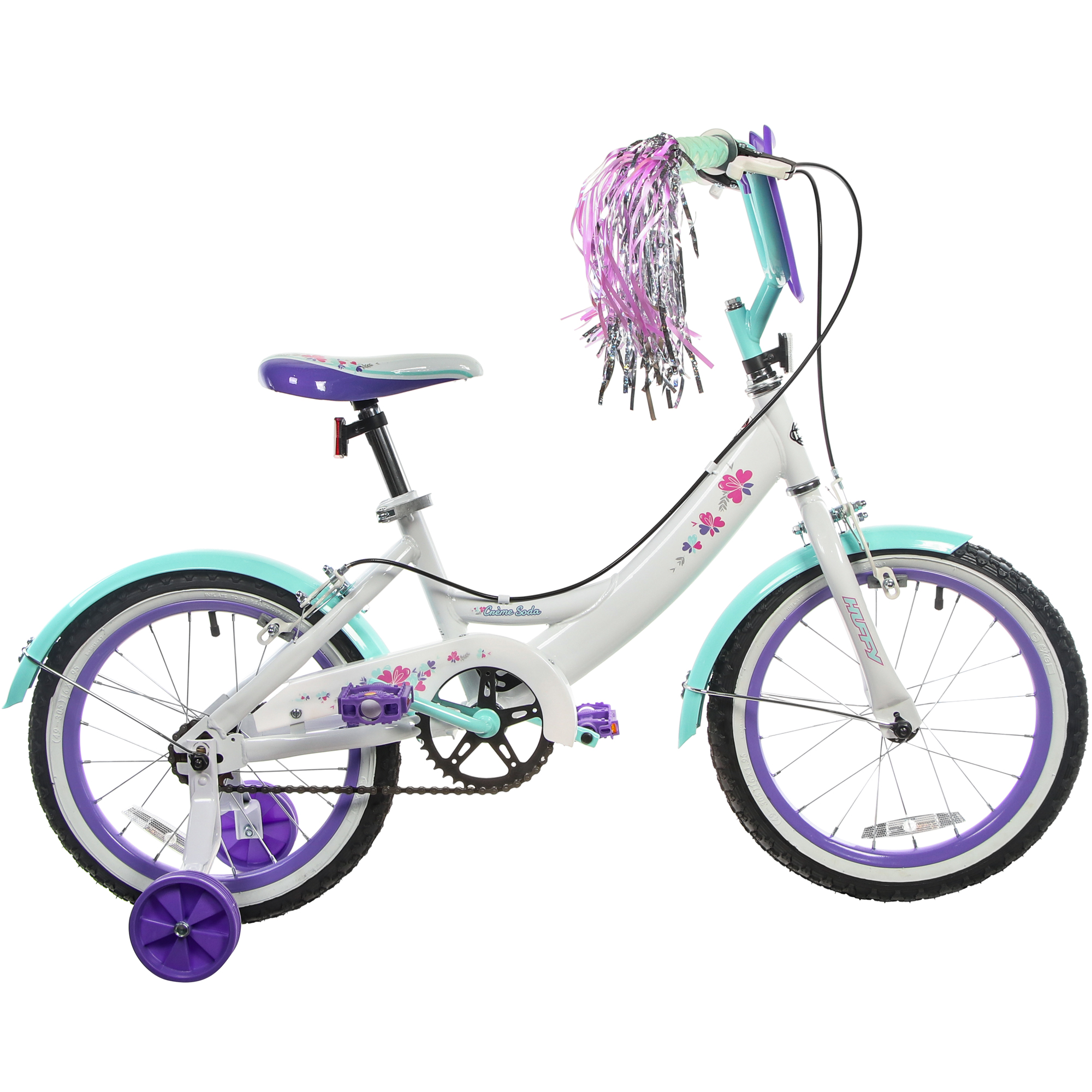 фото Велосипед детский huffy сreme soda, белый, 16 дюймов, для девочек