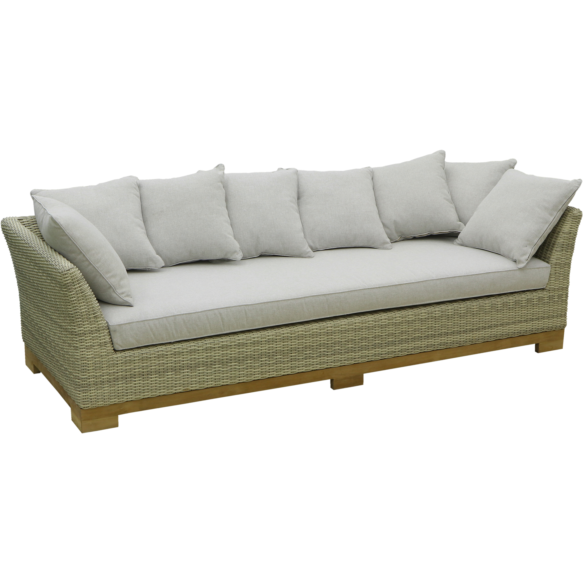 Комплект мебели с подушками Jepara 2 предмета, цвет светло-коричневый, размер 240х90х88 см - фото 2