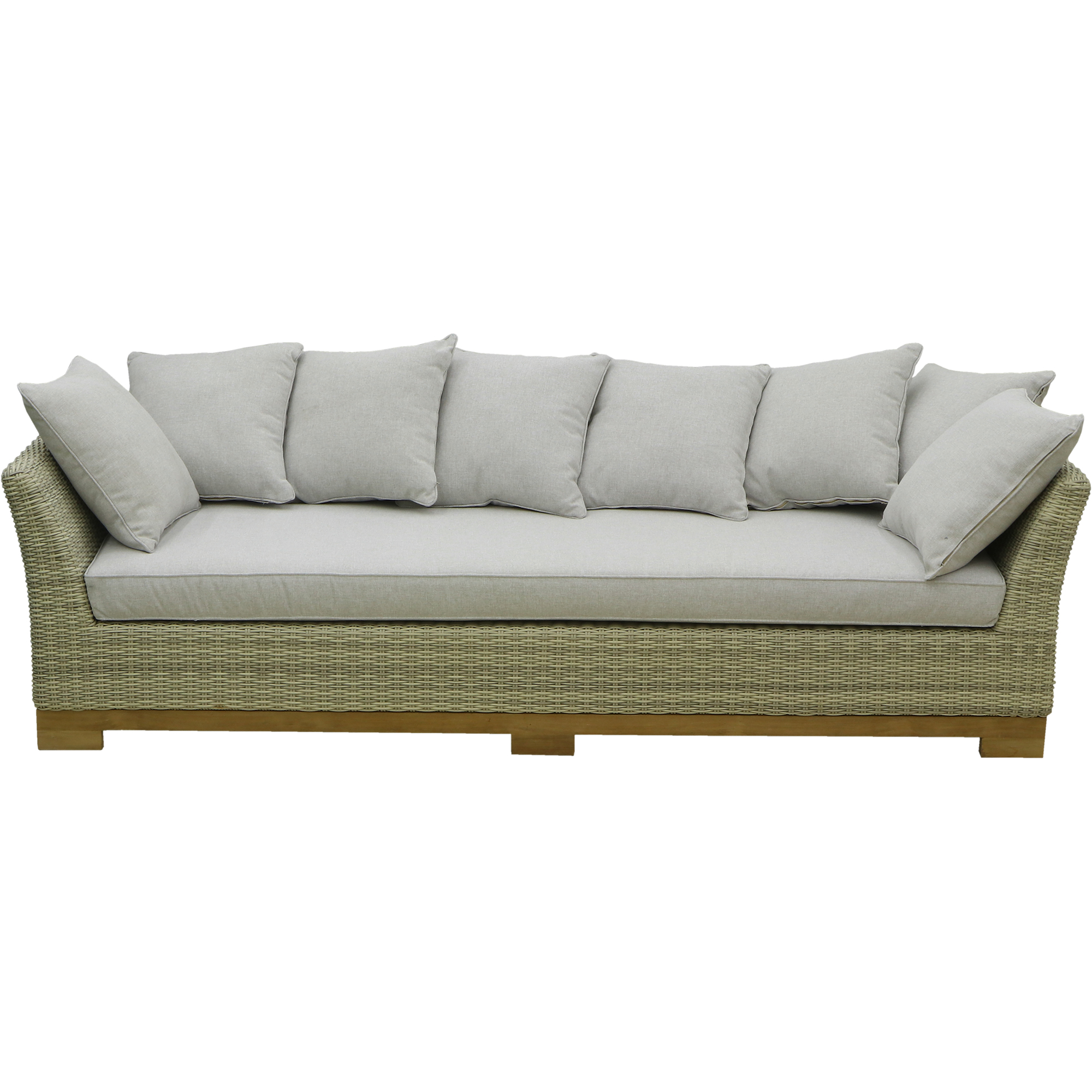 Комплект мебели с подушками Jepara 2 предмета, цвет светло-коричневый, размер 240х90х88 см - фото 3