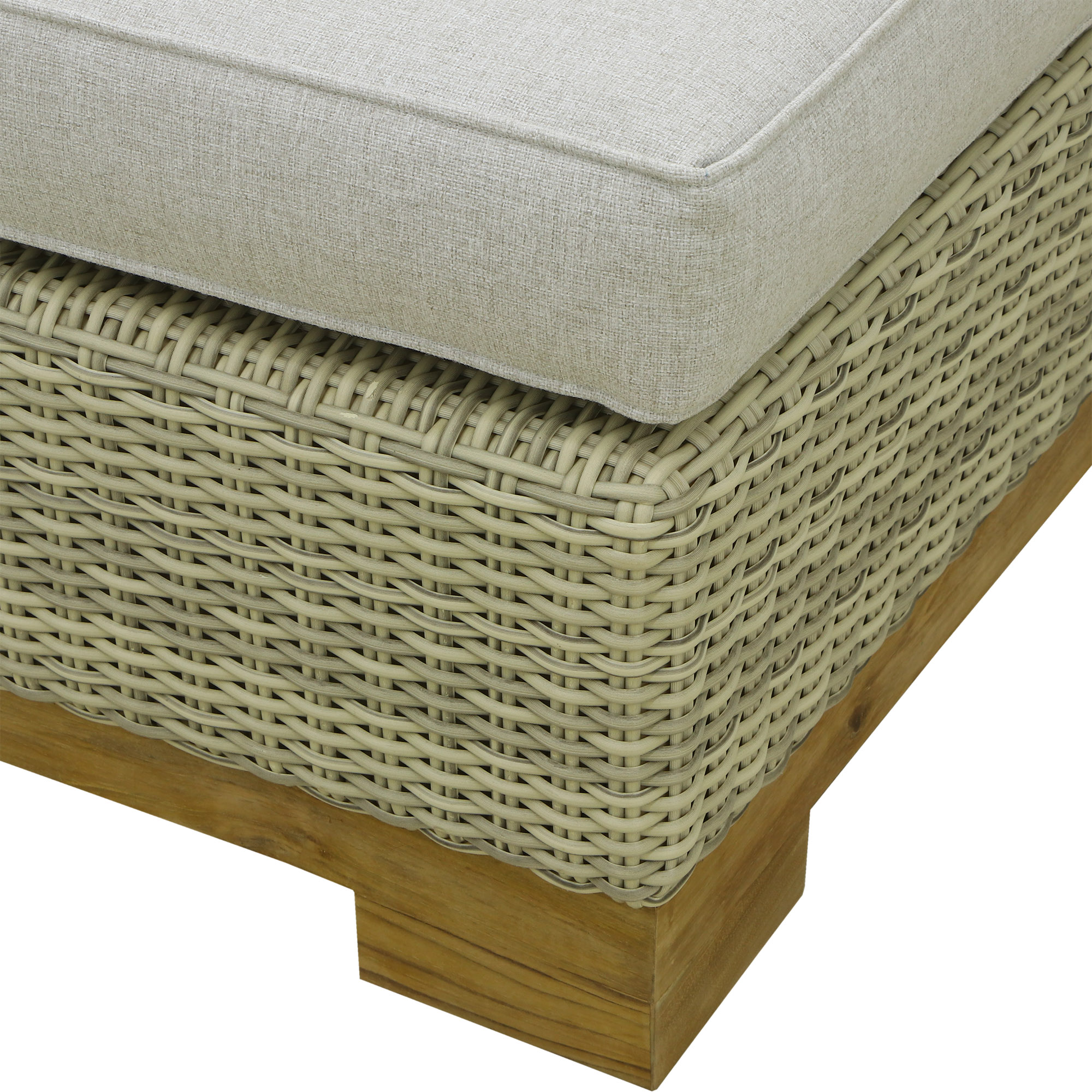 Комплект мебели с подушками Jepara 2 предмета, цвет светло-коричневый, размер 240х90х88 см - фото 6