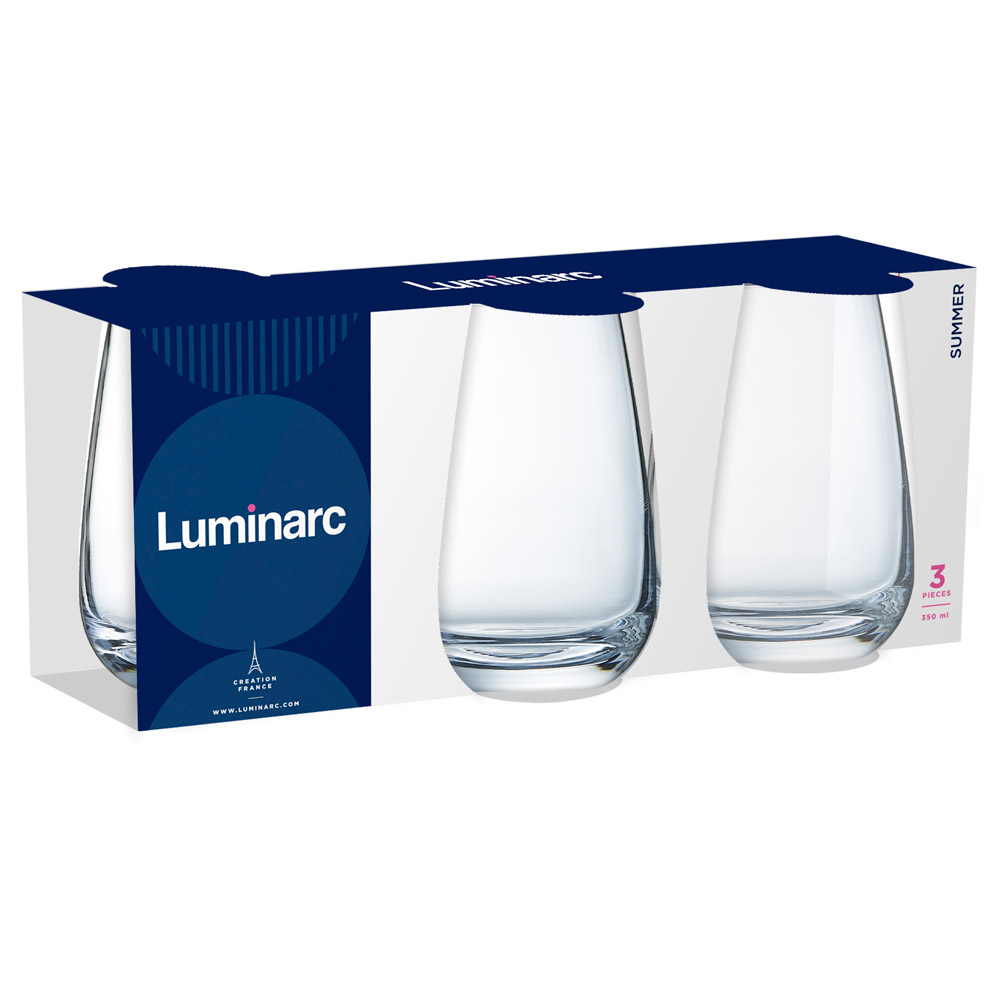 Набор стаканов Luminarc 350 мл 3 шт, цвет прозрачный - фото 1