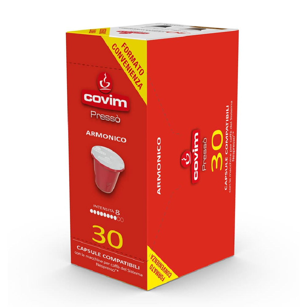 Кофе в капсулах COVIM Presso Armonico для системы Nespresso 30 шт