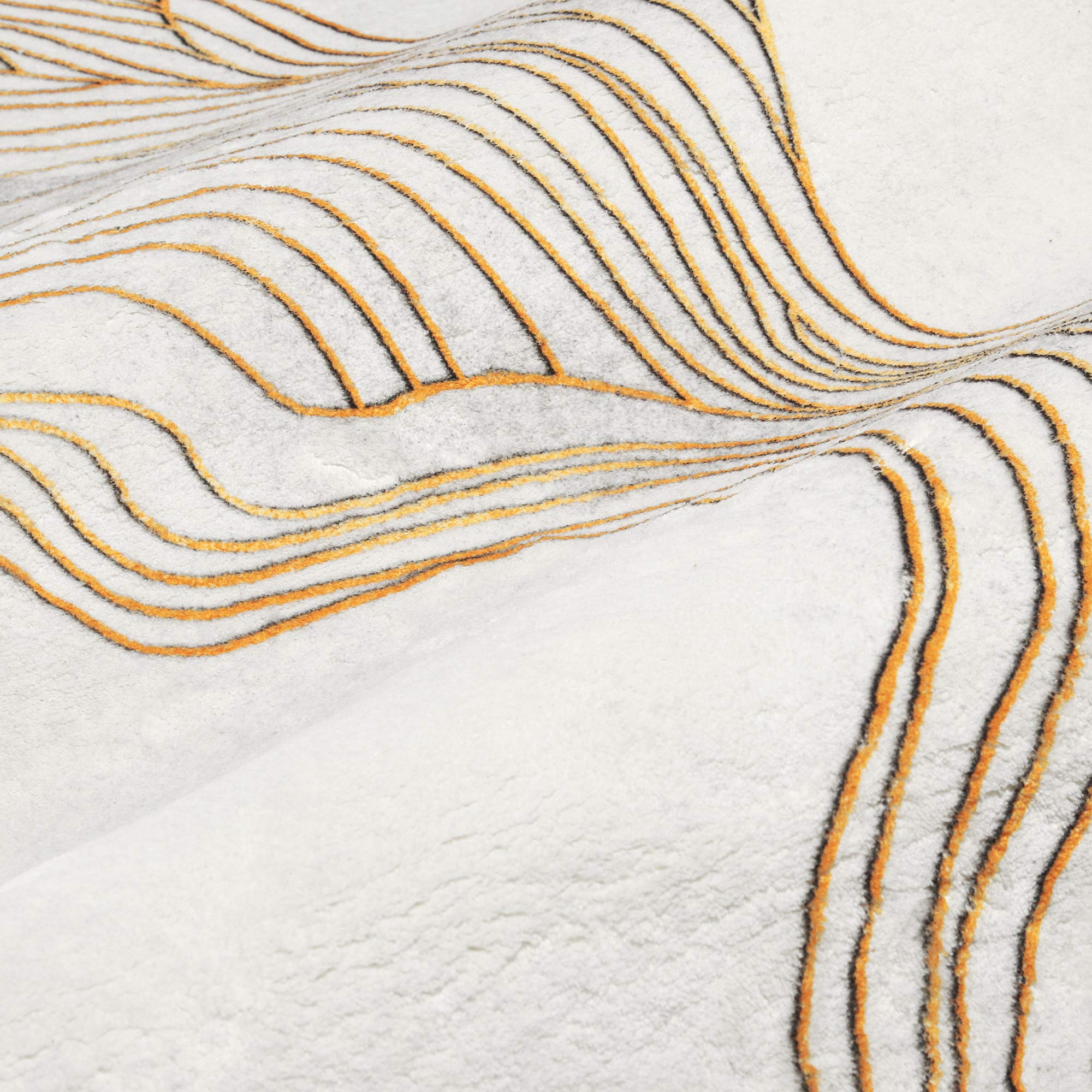 Коврик Silverstone Carpet золотые линии 80х150 см, цвет золотистый - фото 5