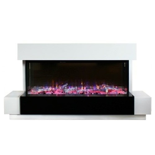 фото Каминокомплект real-flame houston 50 wt+ onyx 50 bl realflame