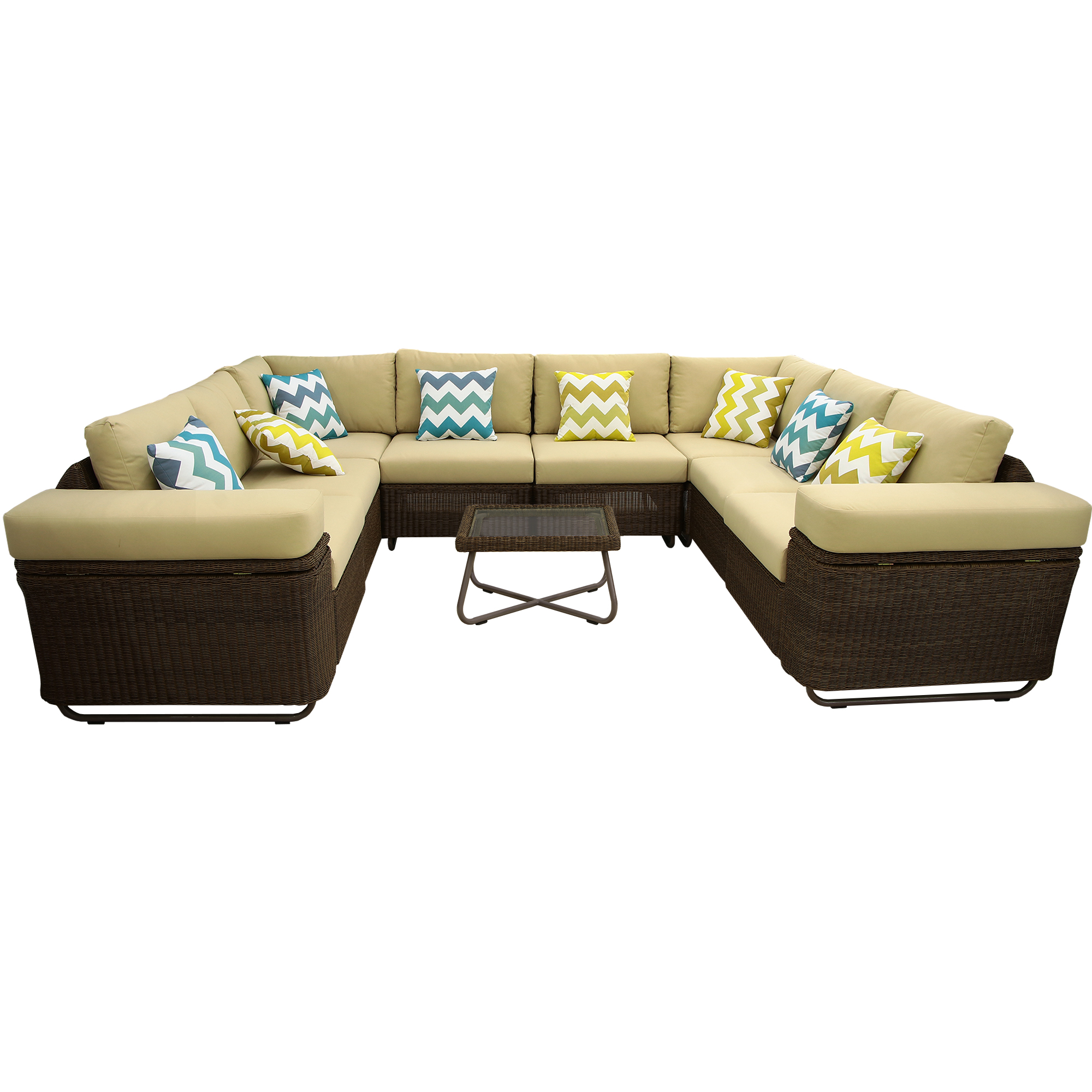 Комплект мебели угловой Ronica tusson 5 предметов, цвет коричневый, размер 60х60 - фото 2