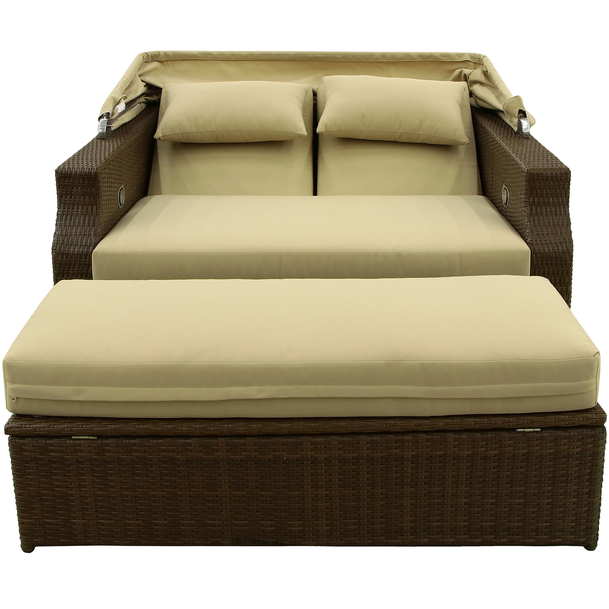Комплект Ronica Gala диван 2 предмета, цвет коричневый, размер 155х145х98 - фото 1