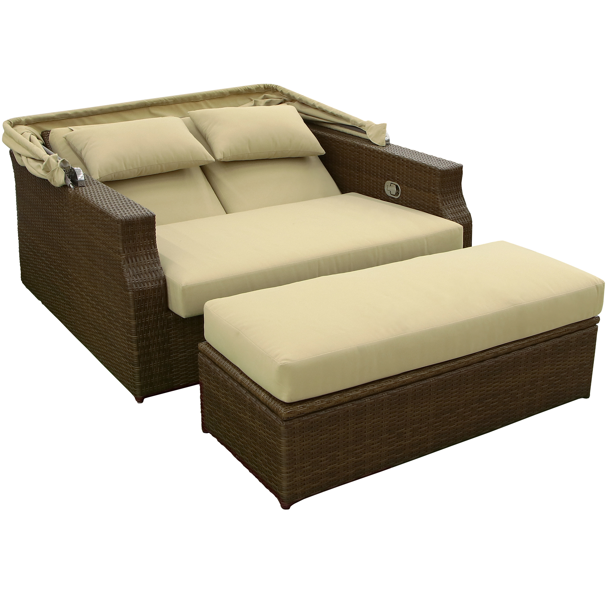 Комплект Ronica Gala диван 2 предмета, цвет коричневый, размер 155х145х98 - фото 2