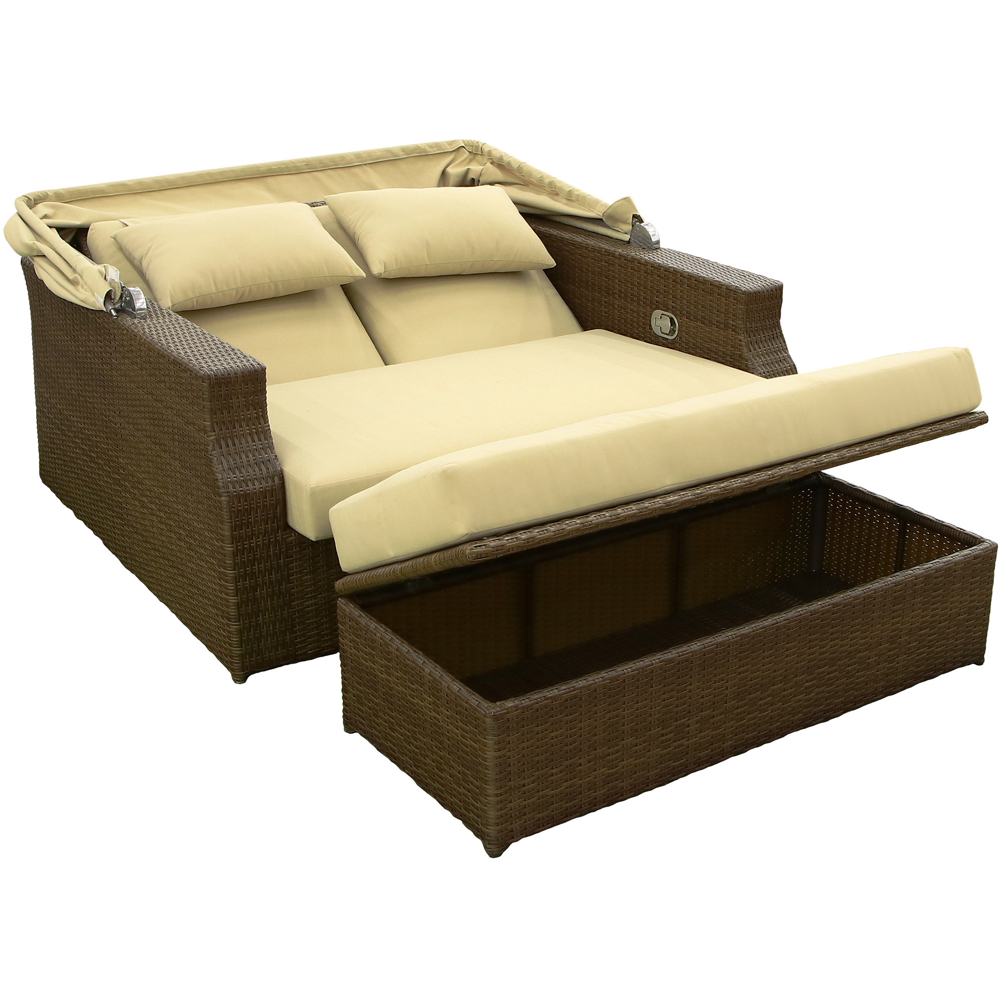 Комплект Ronica Gala диван 2 предмета, цвет коричневый, размер 155х145х98 - фото 5
