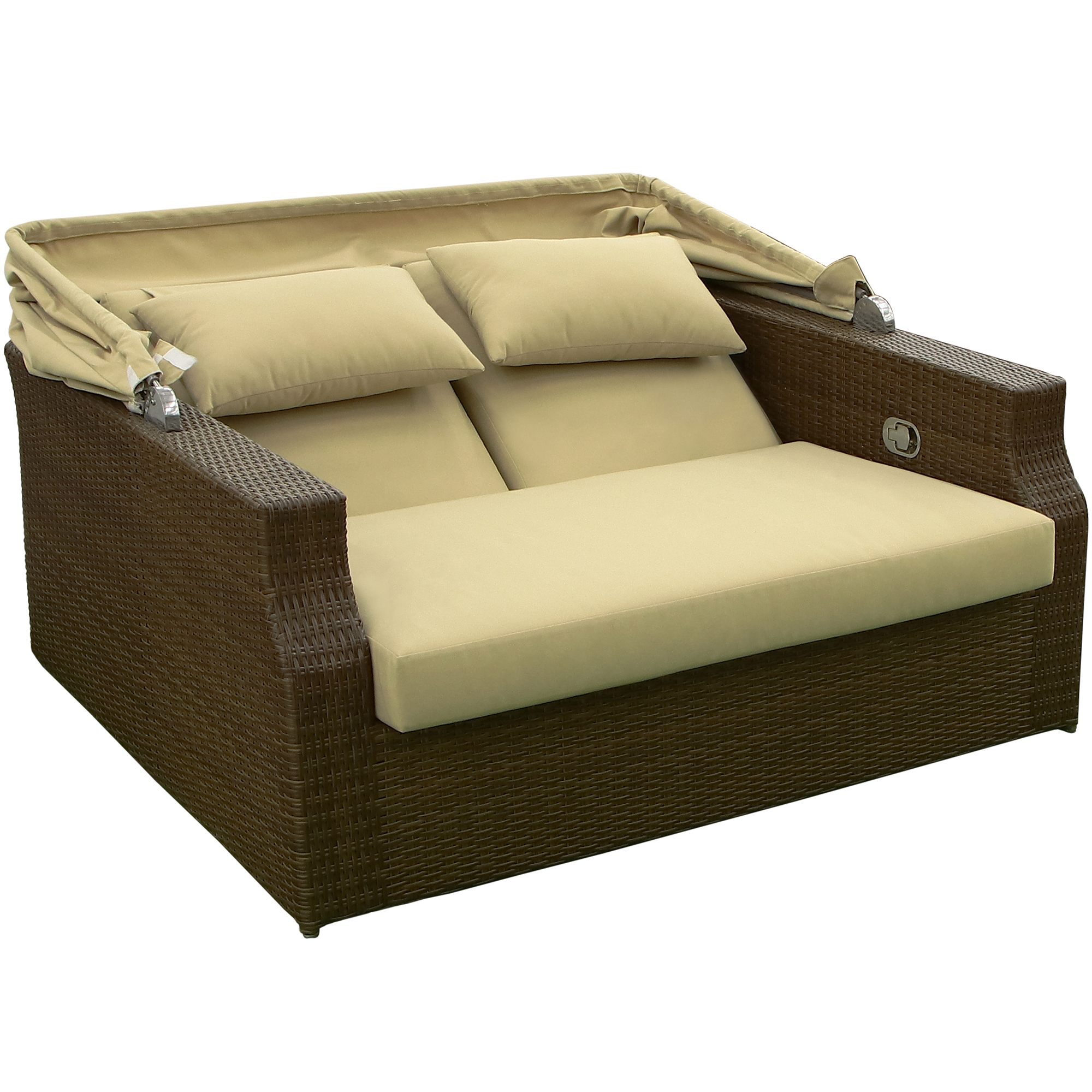 Комплект Ronica Gala диван 2 предмета, цвет коричневый, размер 155х145х98 - фото 6