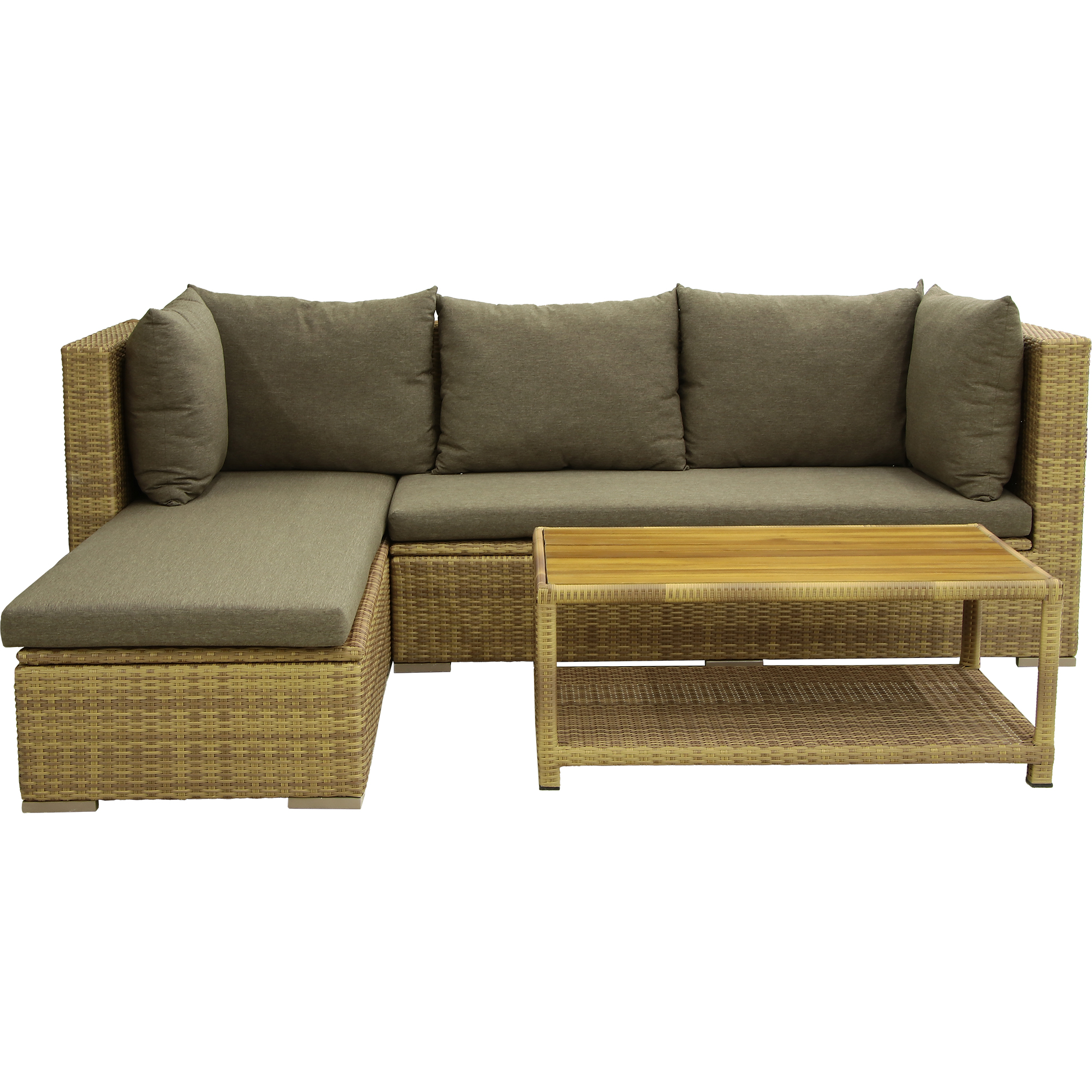 Комплект мебели Ronica Le Montat 3 предмета, цвет коричневый, размер 85х180х89 / 85х182х89 - фото 1