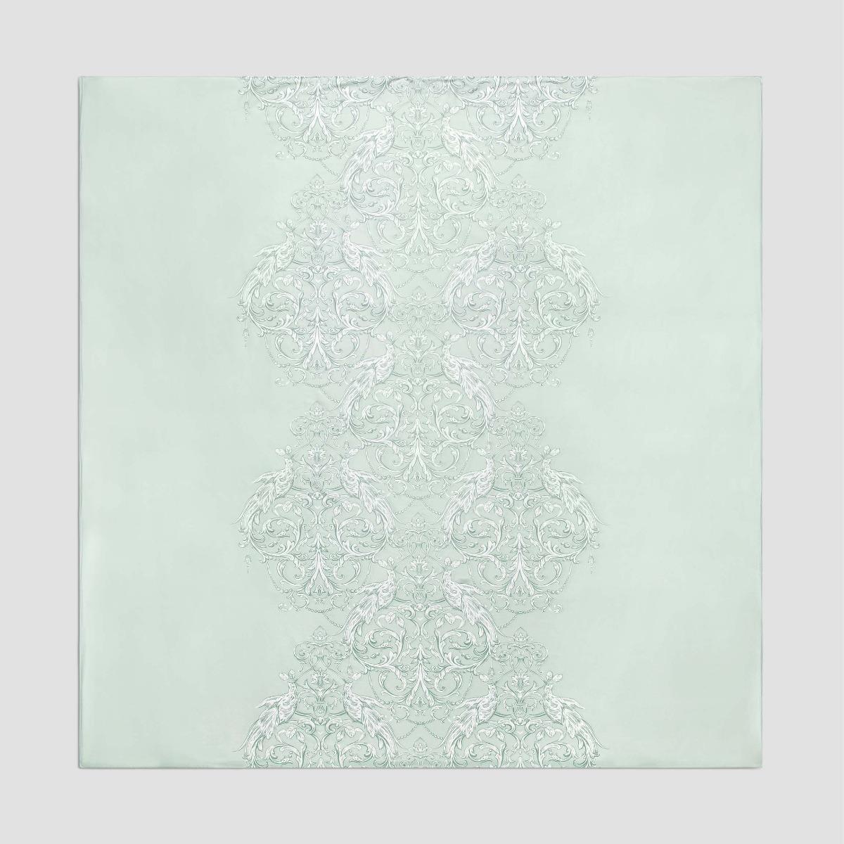Комплект наволочек Togas Арамея белых с зелёным 70х70 см, цвет белый - фото 5