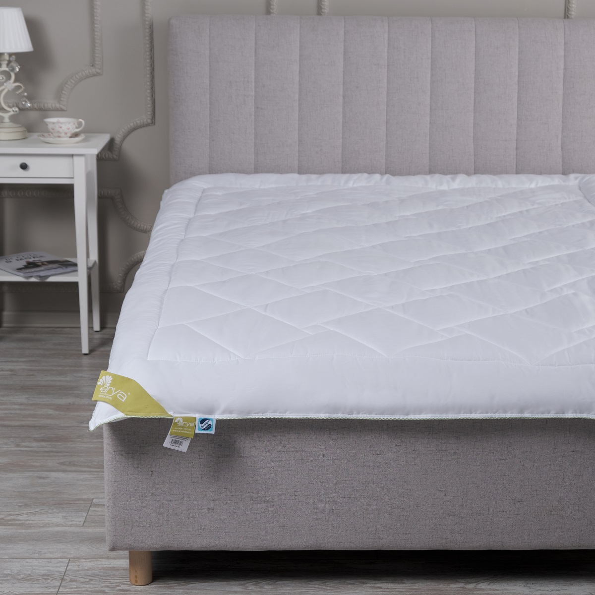 Одеяло Arya Home Антибактериальное белое 155х215 см, цвет белый - фото 1