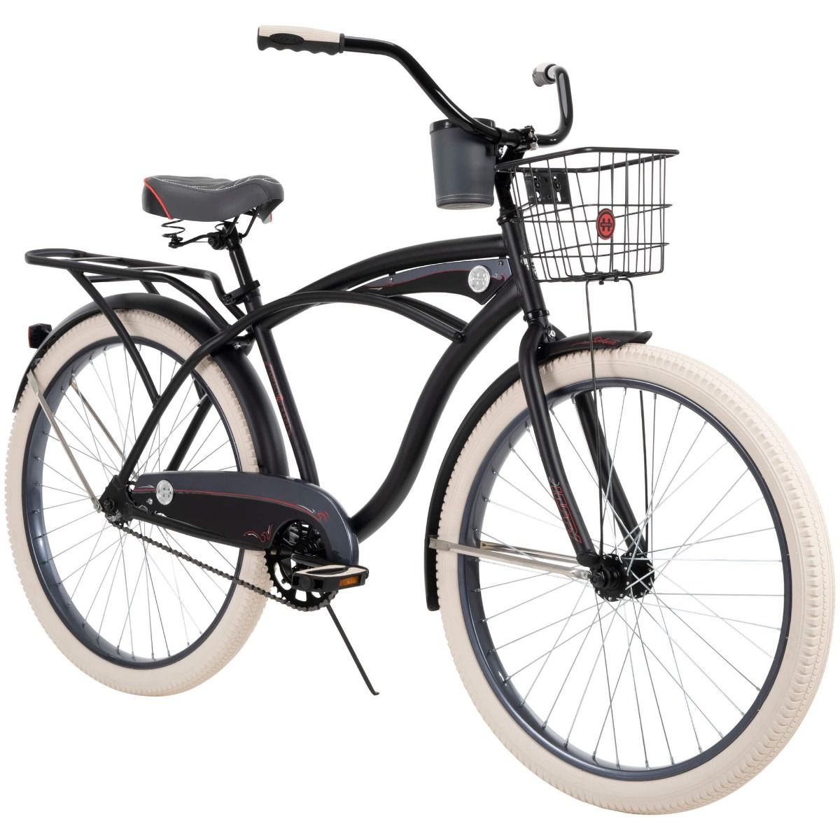 Велосипед Huffy Deluxe 26 Cruiser, мужской, цвет черный