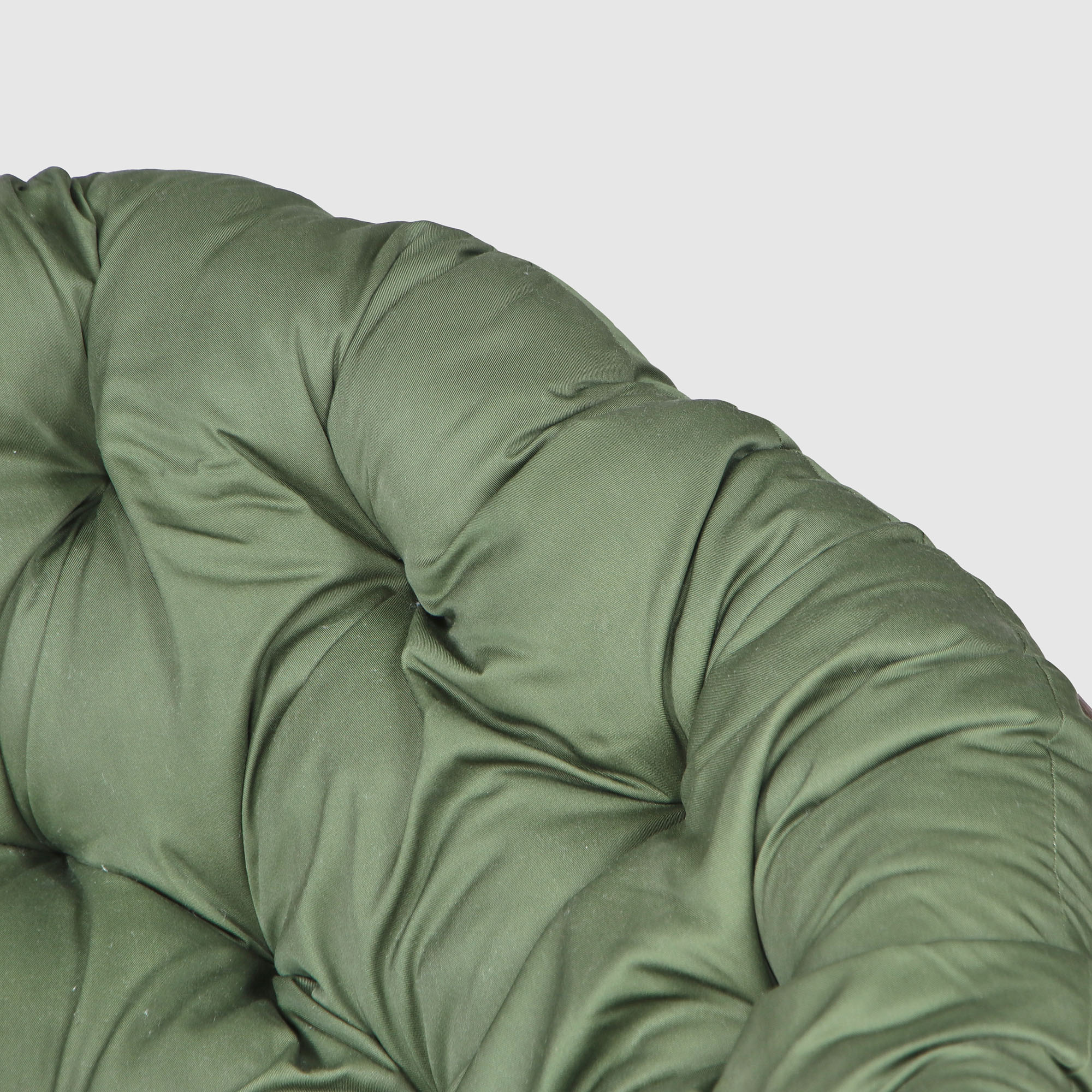 Кресло-папасан Rattan grand Nido olive green с подушкой, цвет коричневый - фото 10