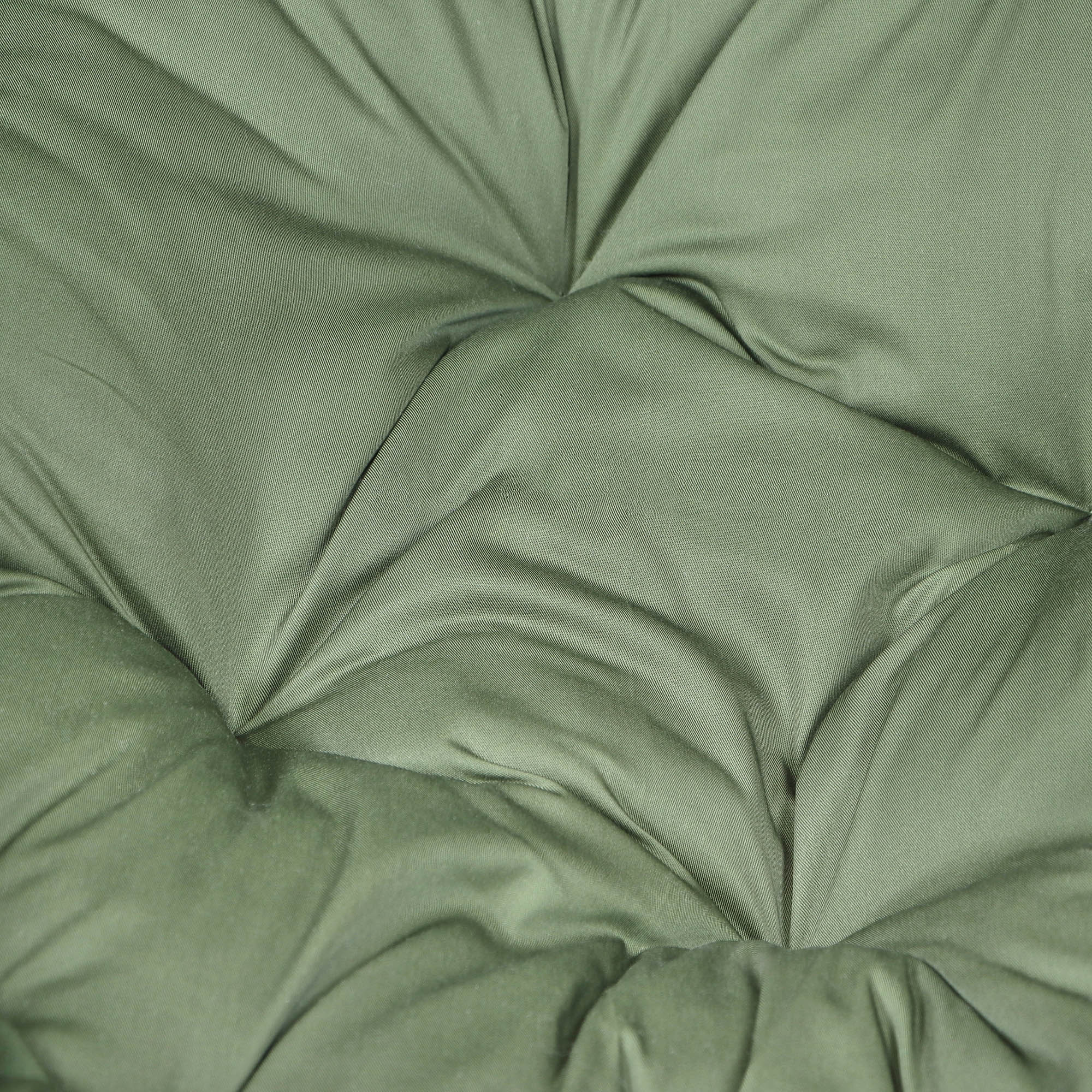 Кресло-папасан Rattan grand Nido olive green с подушкой, цвет коричневый - фото 11