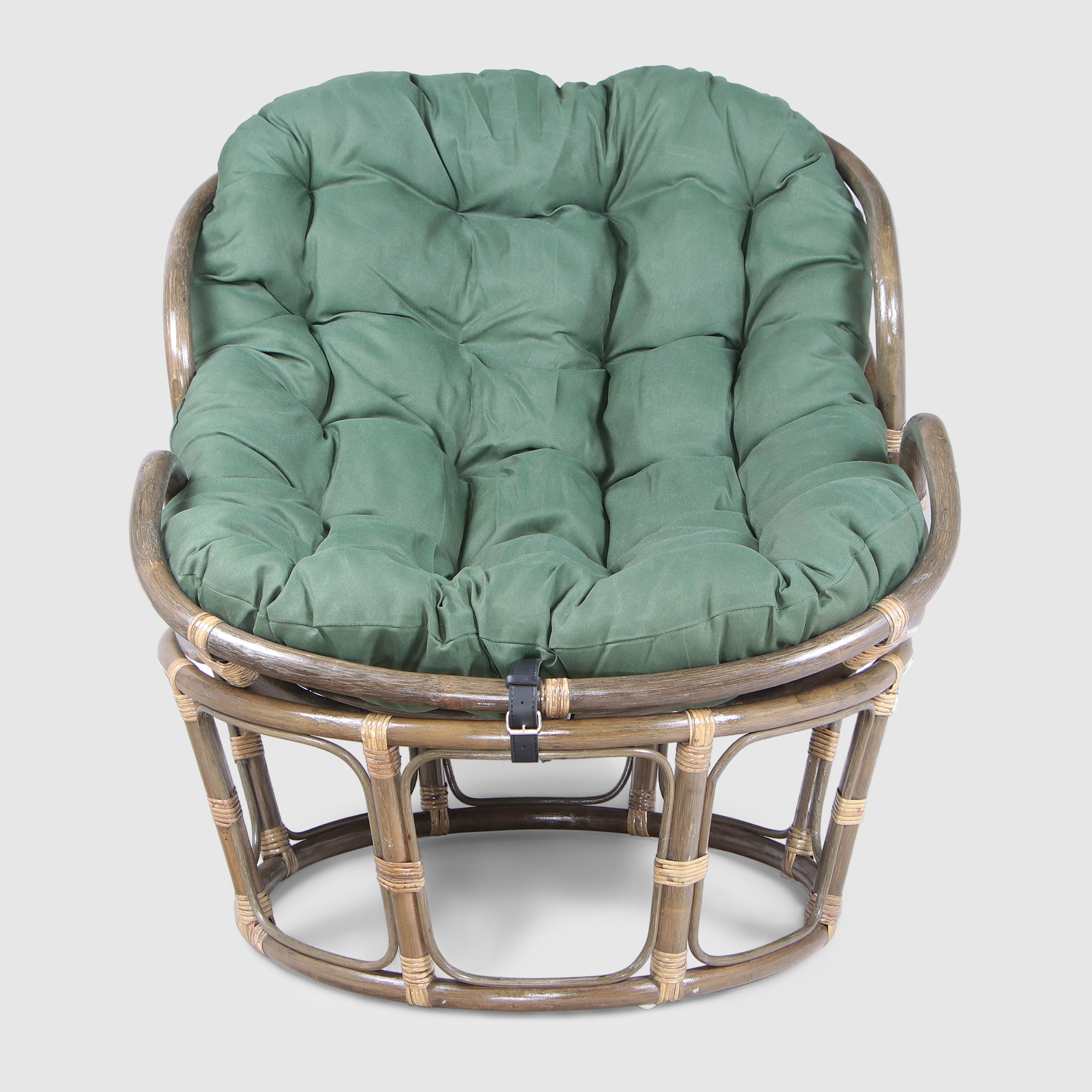 Кресло-папасан Rattan grand Olive green с подушкой, цвет коричневый - фото 3