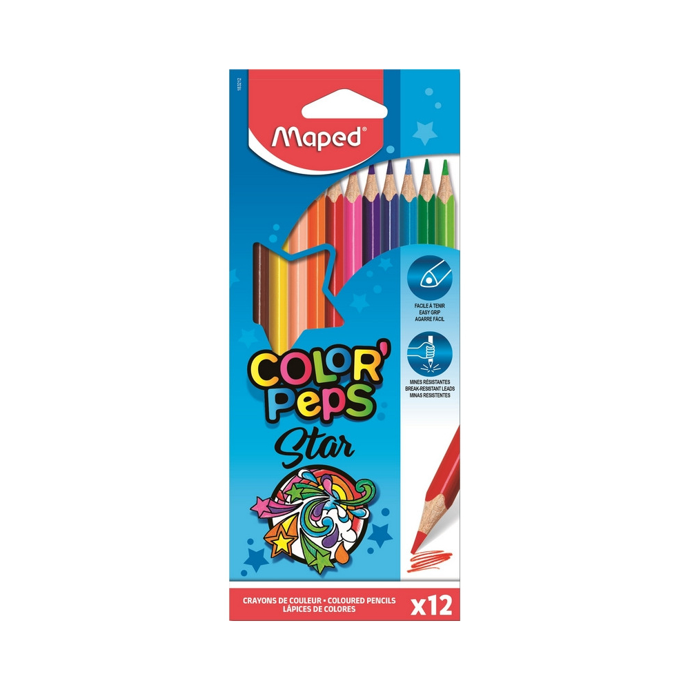 Карандаши Maped Colorpeps 12 цветов