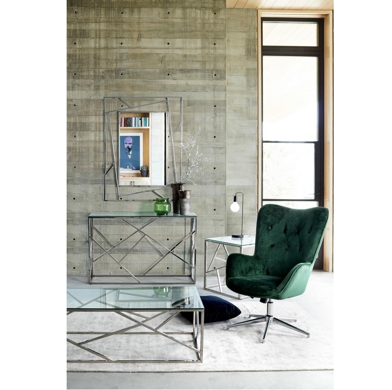 Столик кофейный Bizzotto furniture rayan 55x55х55 см, цвет хром - фото 5